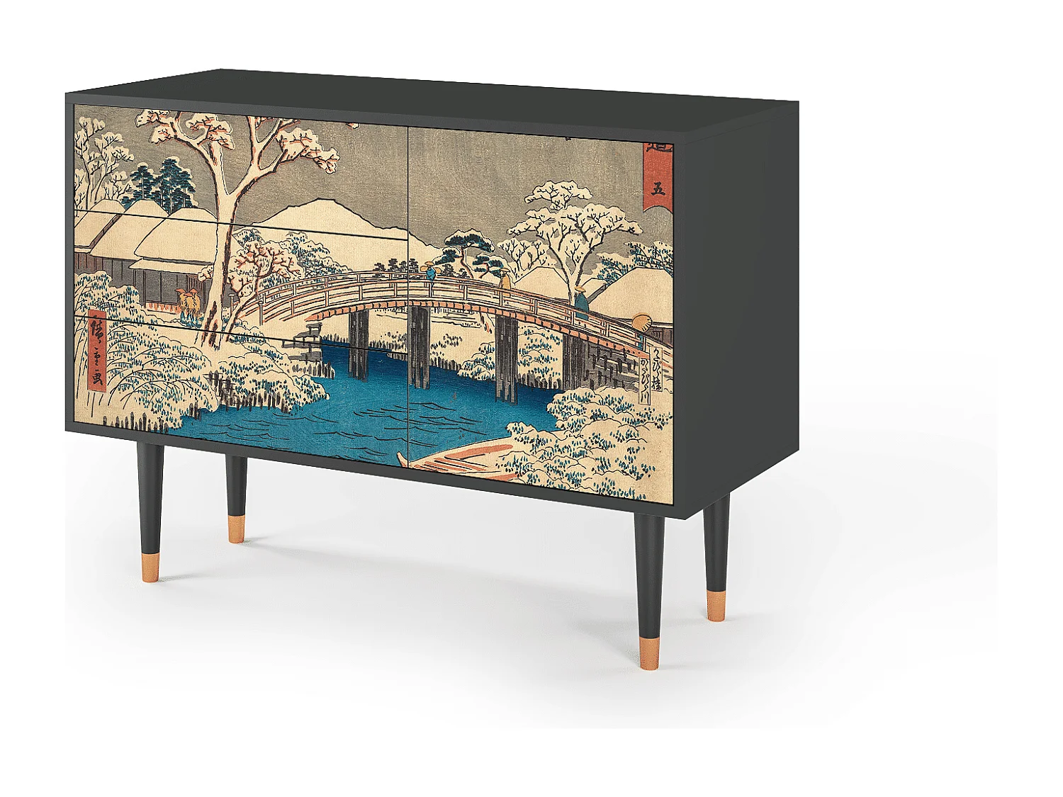 Buffet - 115х84х41 cm - S3 - Katabira River, Anthracite