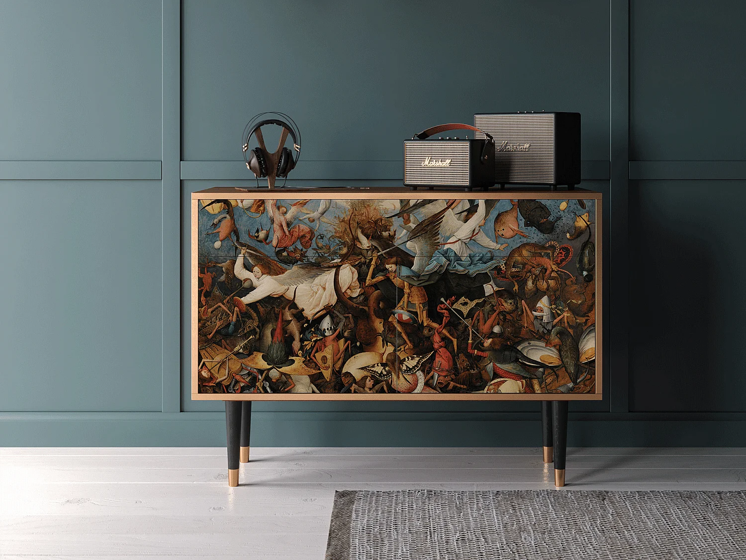 Sideboard - 115x85x48 cm - BS4 - The Fall, Walnuss