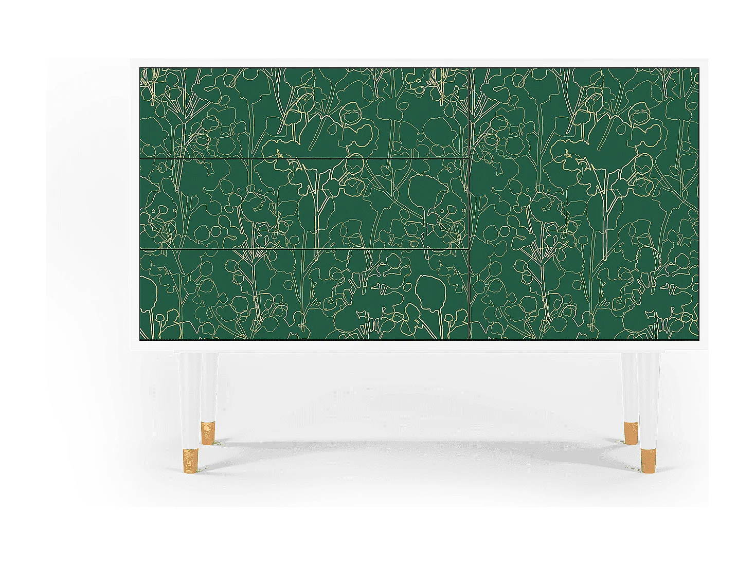 Buffet - 115х84х41 cm - S3 - Emerald Forest, Blanc