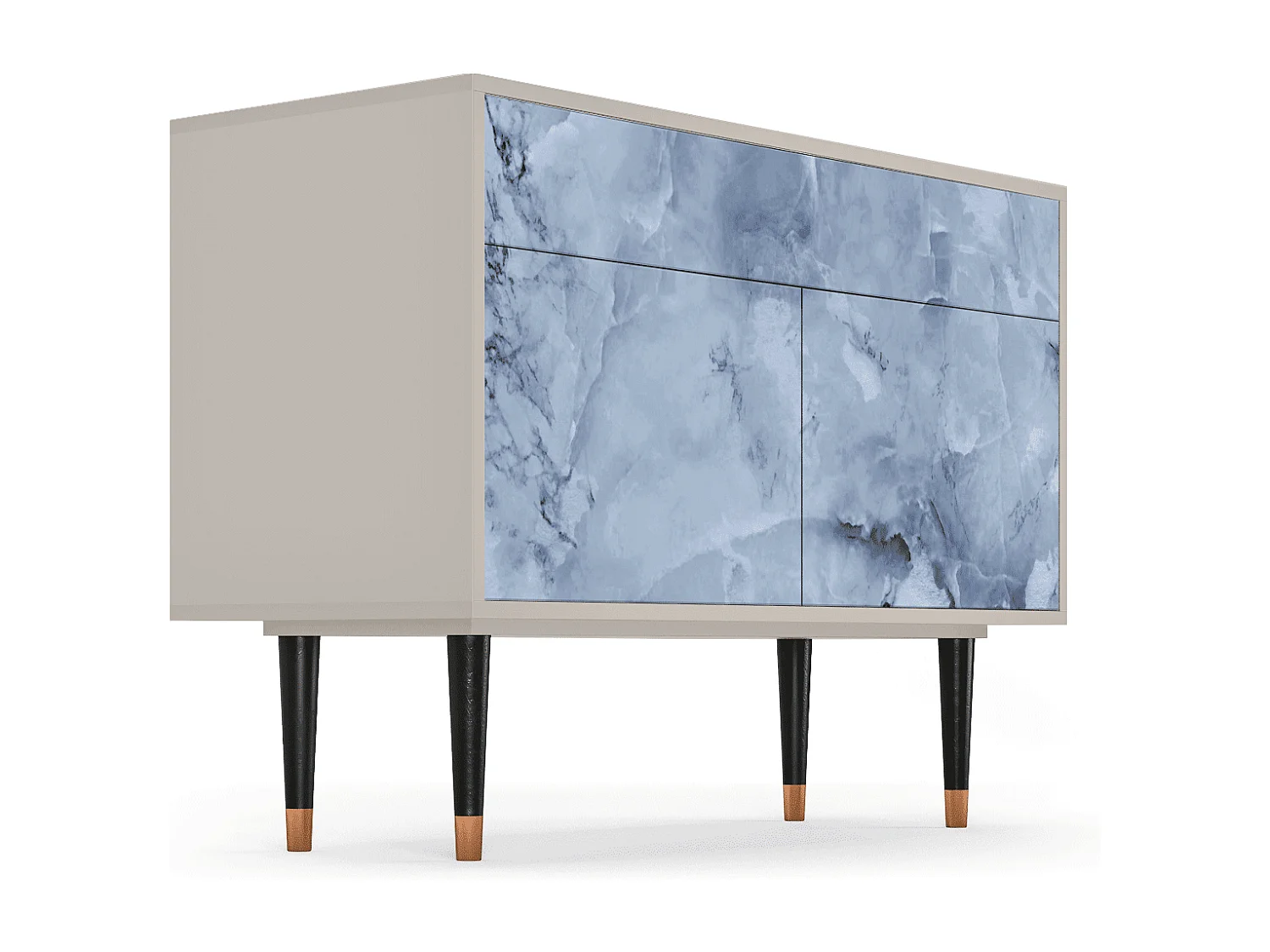 Aparador - 115x85x48 cm - BS4 - Feather Ice, Arena