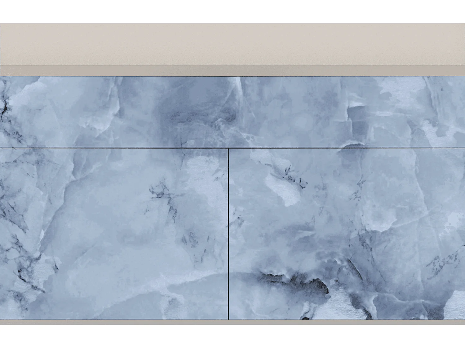 Kredens - 115x85x48 cm - BS4 - Feather Ice, Piaskowy