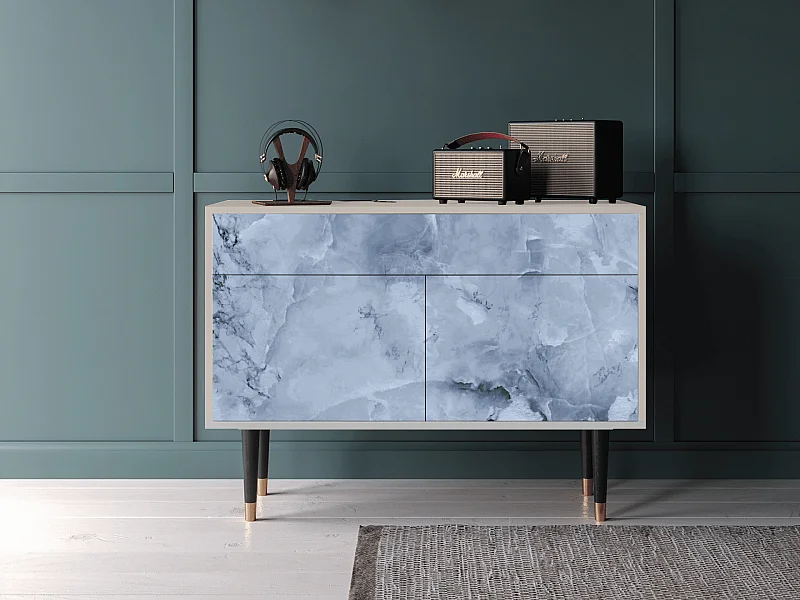 Kredens - 115x85x48 cm - BS4 - Feather Ice, Piaskowy