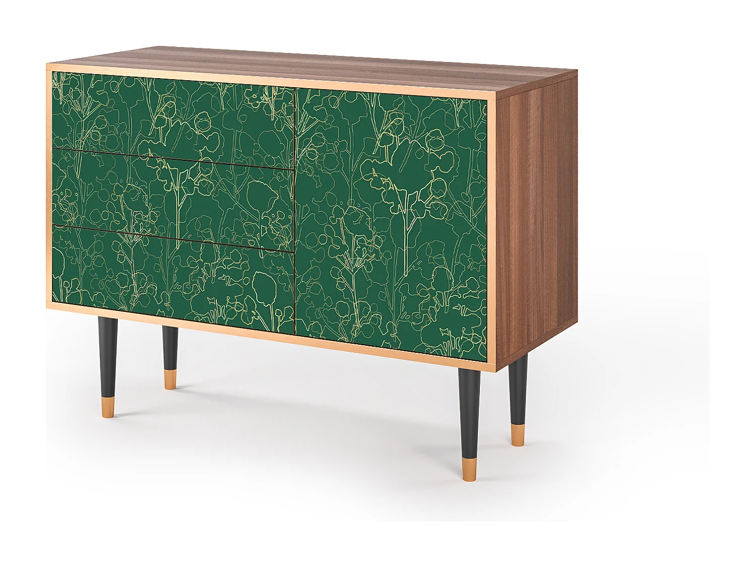 Buffet - 115х84х41 cm - S3 - Emerald Forest, Noyer