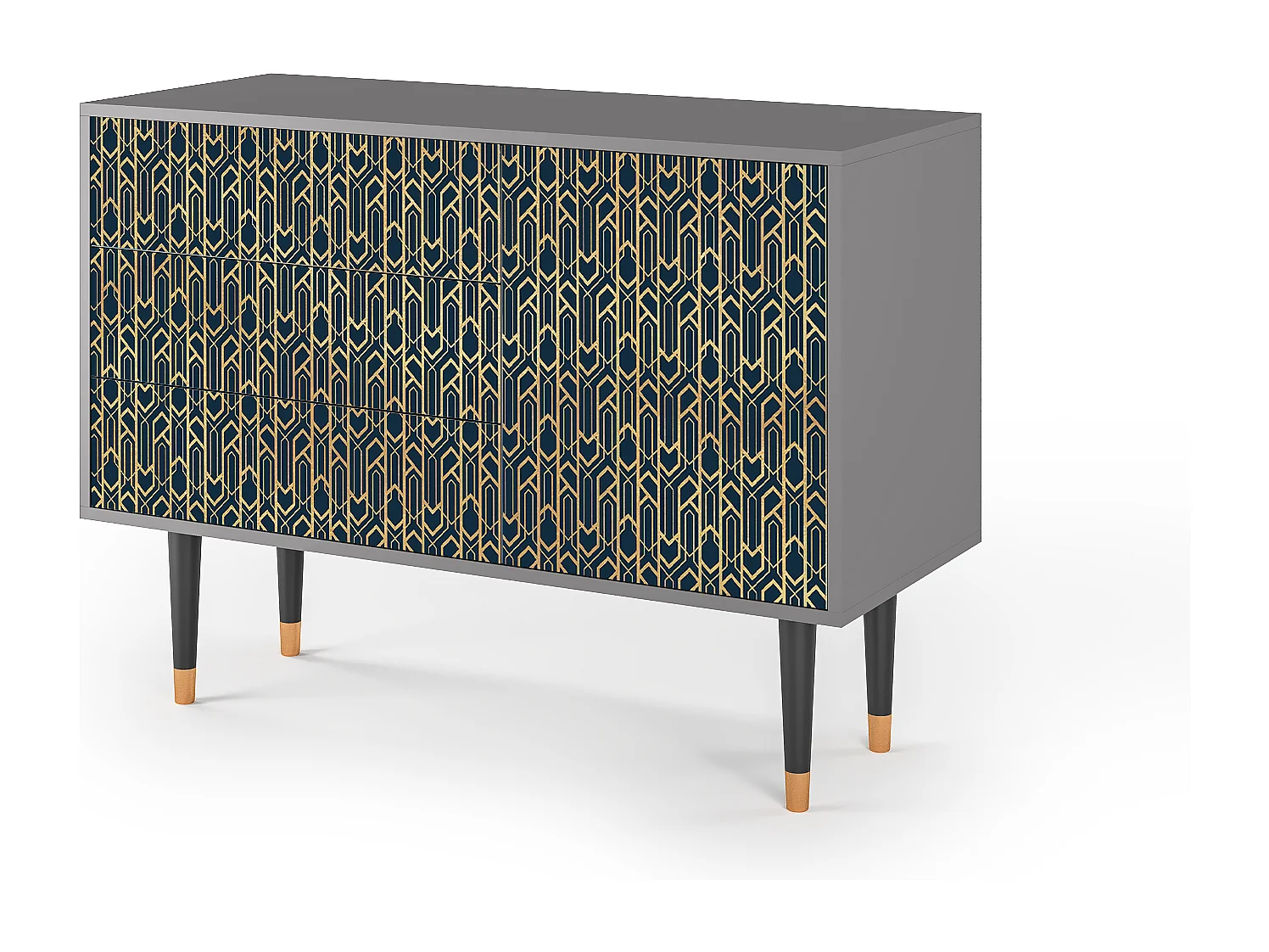 Dressoir - 115х84х41 cm - S3 - Golden Empire, Grijs