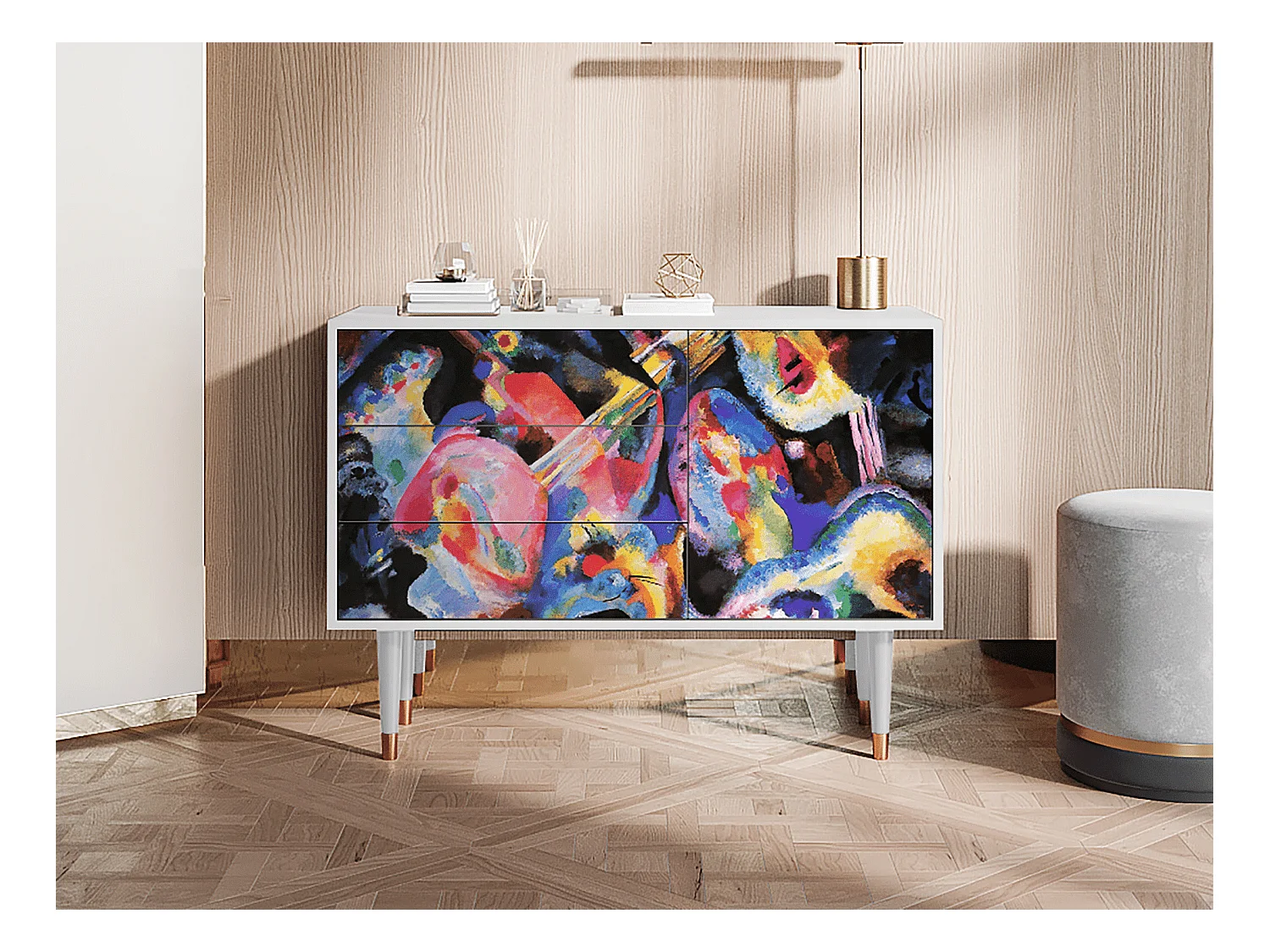 Buffet - 115х84х41 cm - S3 - Kandinsky, Blanc