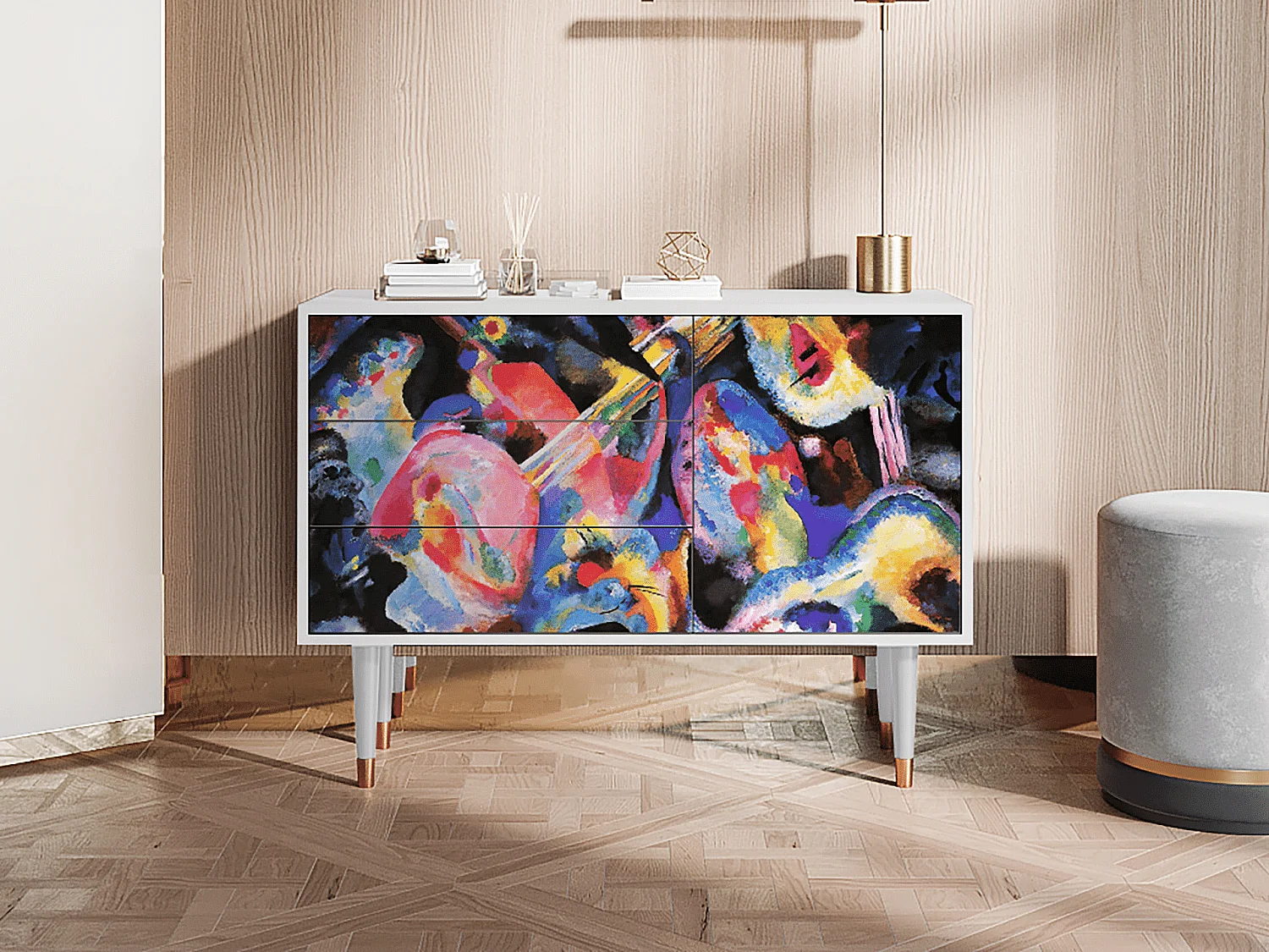 Buffet - 115х84х41 cm - S3 - Kandinsky, Blanc