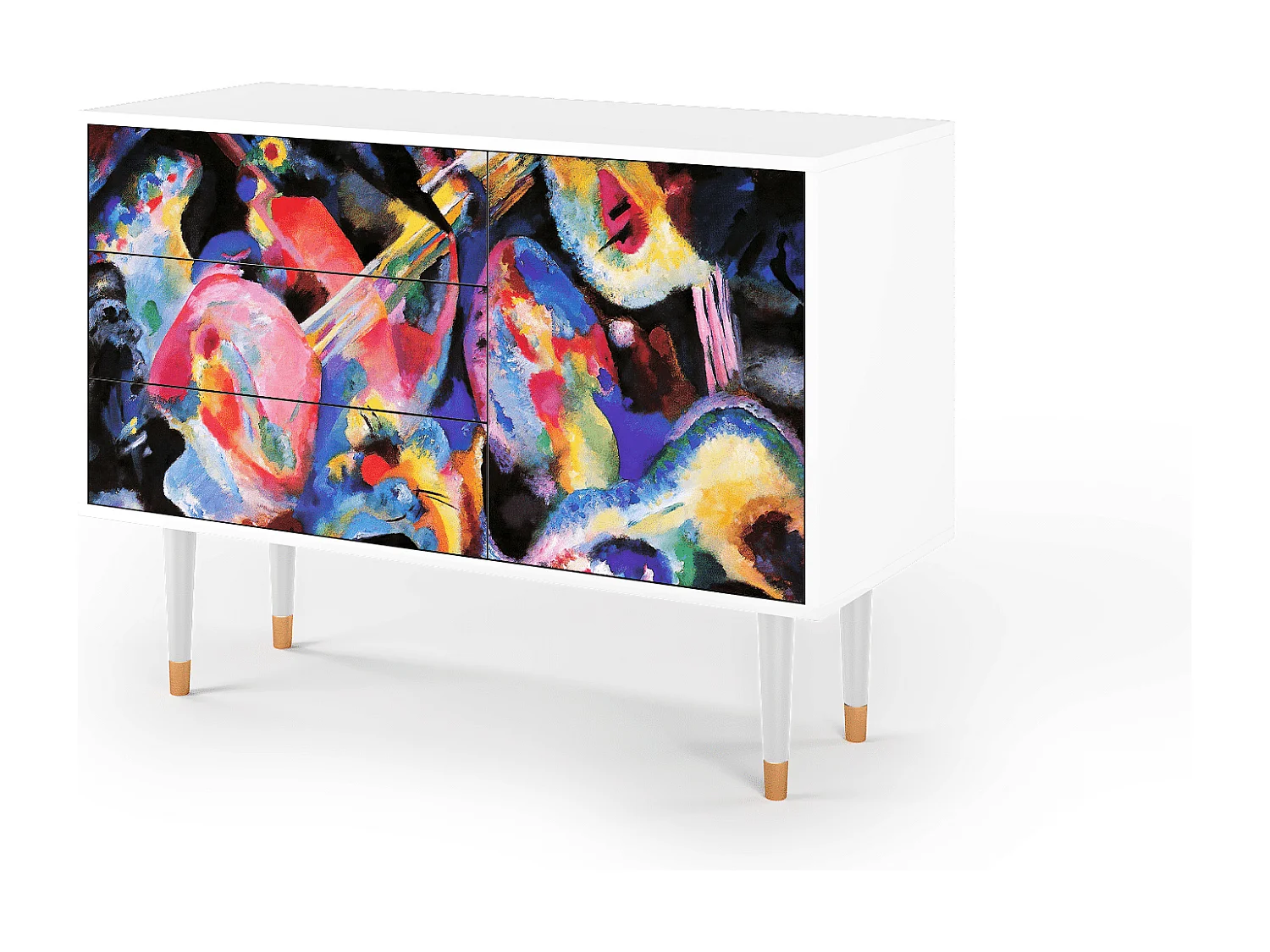 Buffet - 115х84х41 cm - S3 - Kandinsky, Blanc
