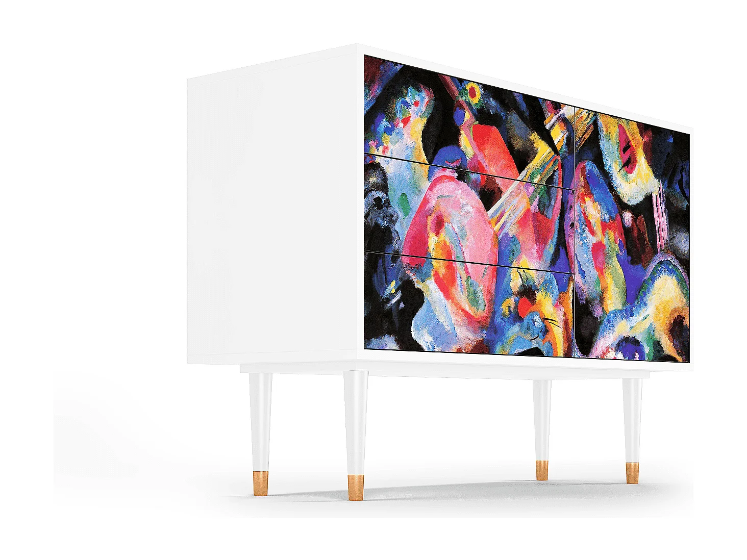 Buffet - 115х84х41 cm - S3 - Kandinsky, Blanc