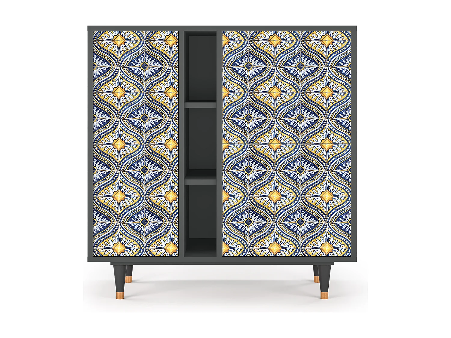 Aparador - 94х96х41 cm - BS5 - Illusory Pattern, Antracite