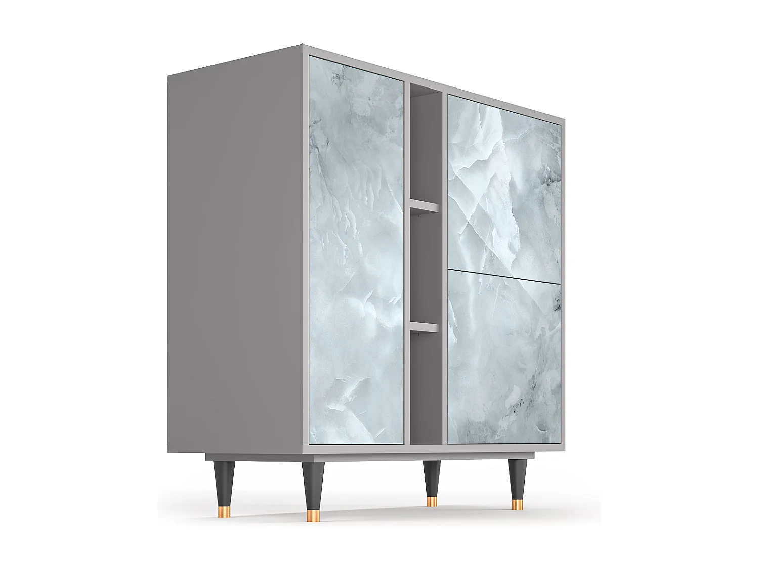 Buffet - 94х96х41 cm - BS5 - The Onyx, Gris