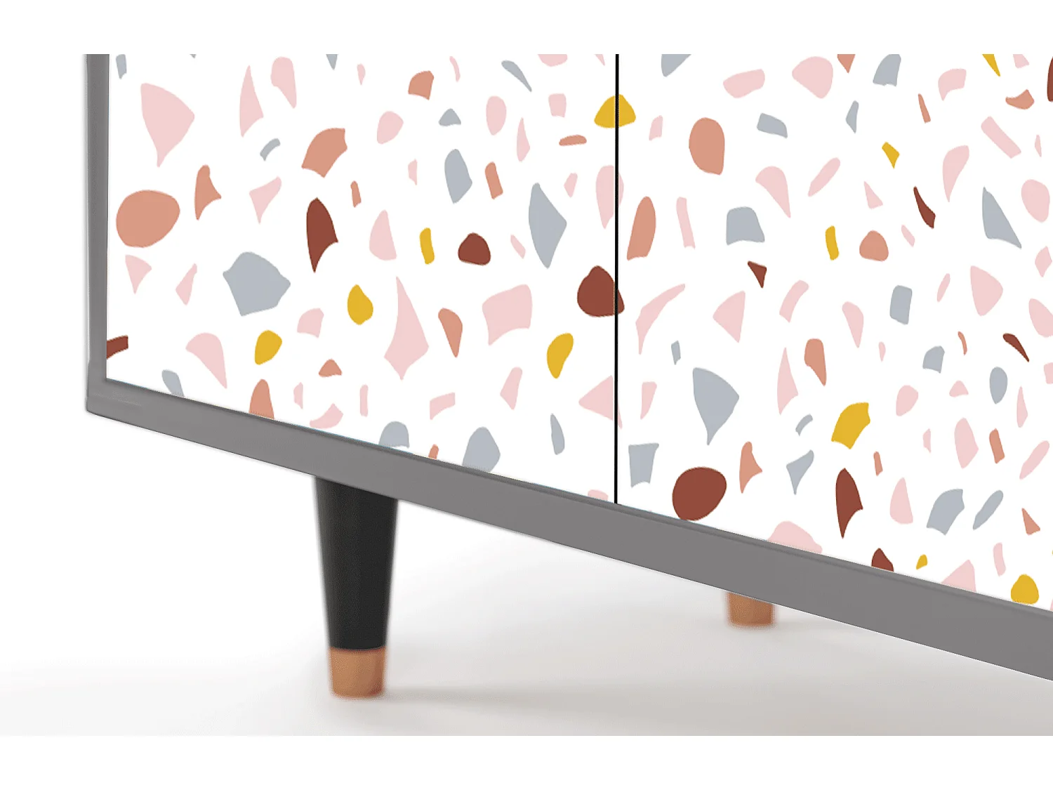 Buffet - 94x96x48 cm - BS3 - Marmelade Cheese, Gris