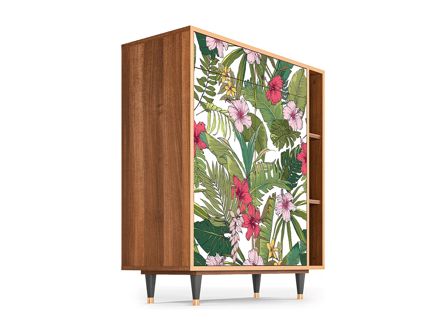 Sideboard - 96х110х41 cm - BS6 - Verdant Tropics, Walnuss