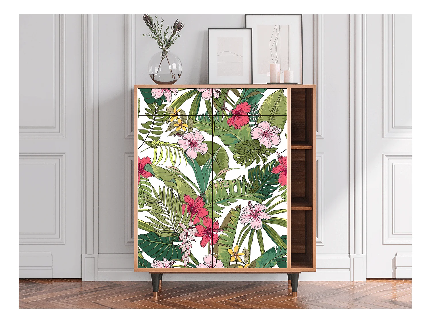 Buffet - 96х110х41 cm - BS6 - Verdant Tropics, Noyer