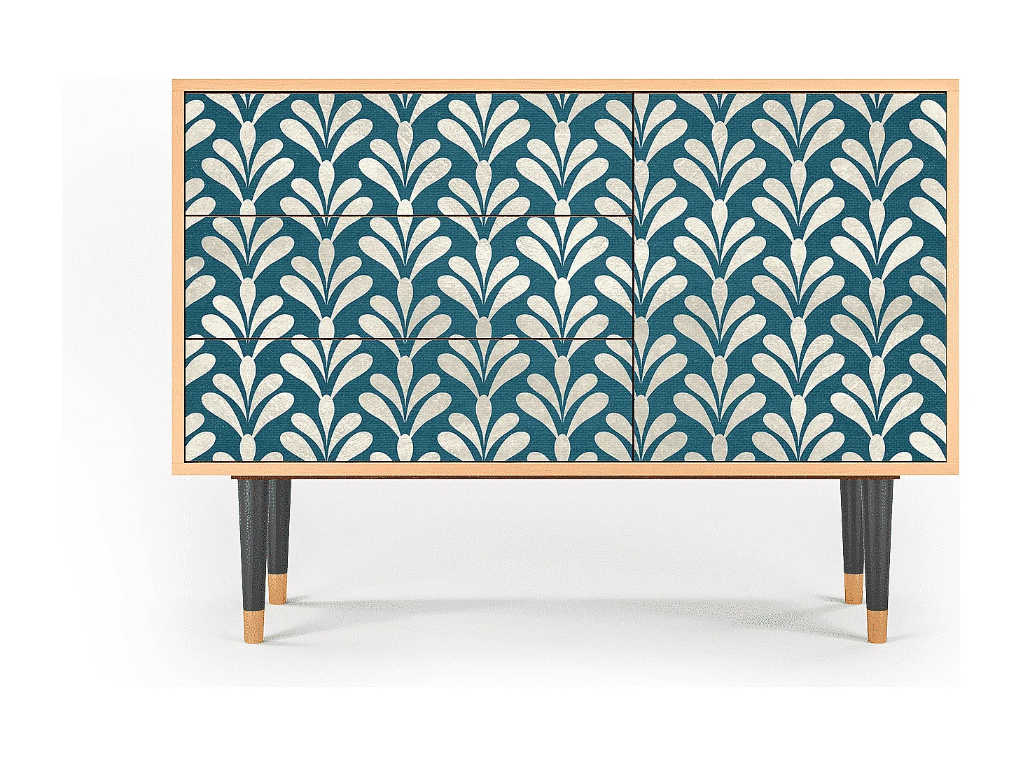 Credenza - 115х84х41 cm - S3 - Milky Tears, Noce