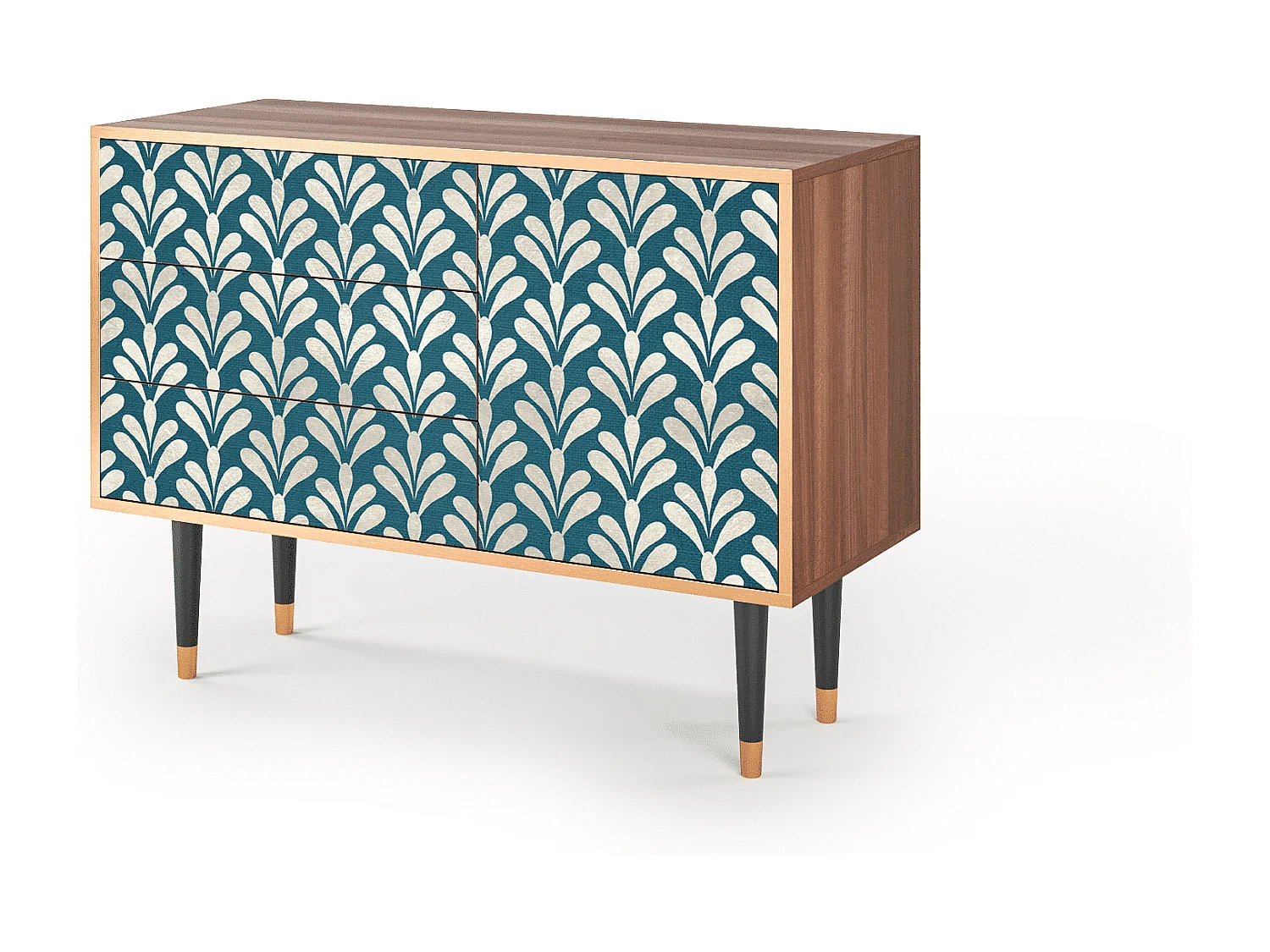 Credenza - 115х84х41 cm - S3 - Milky Tears, Noce