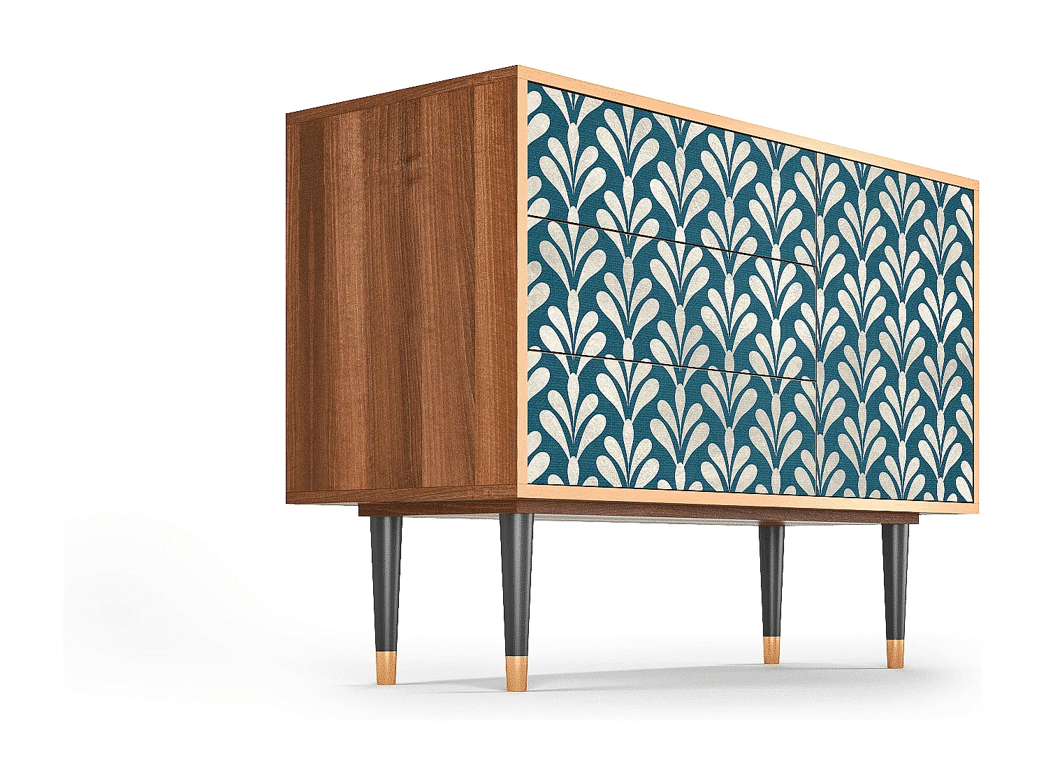 Credenza - 115х84х41 cm - S3 - Milky Tears, Noce