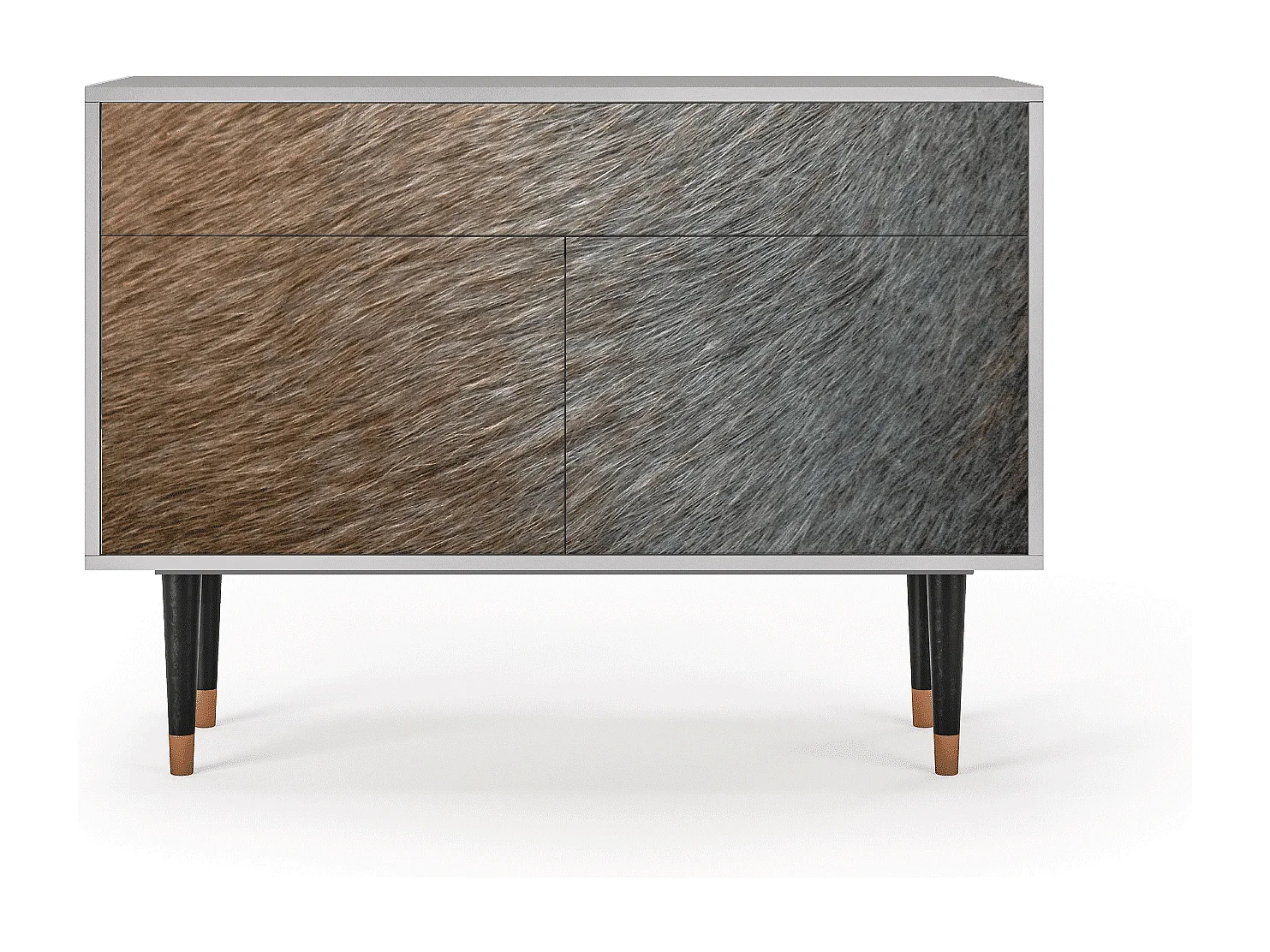 Buffet - 115x85x48 cm - BS4 - Peanut Hair, Gris