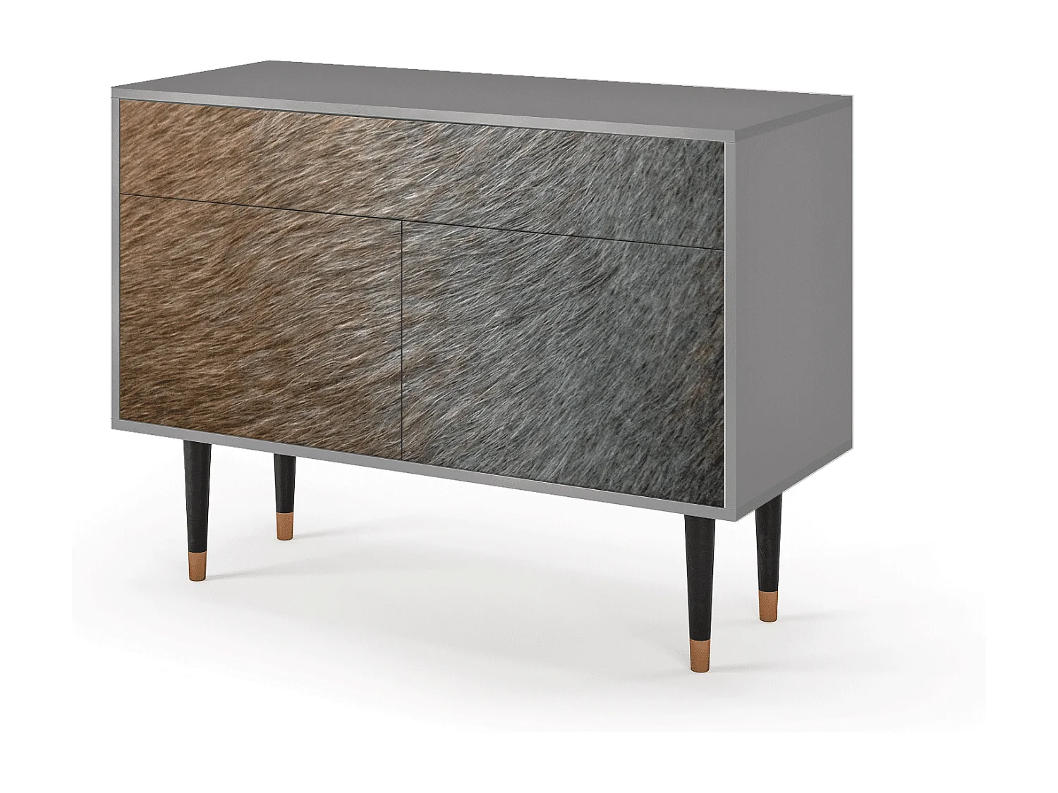 Buffet - 115x85x48 cm - BS4 - Peanut Hair, Gris