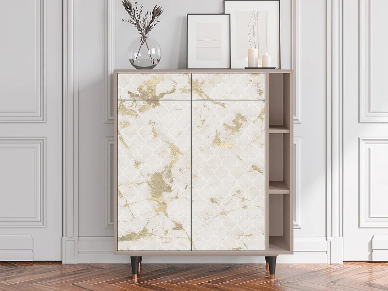 Buffet - 96х110х41 cm - BS6 - Sahara desert, Latte