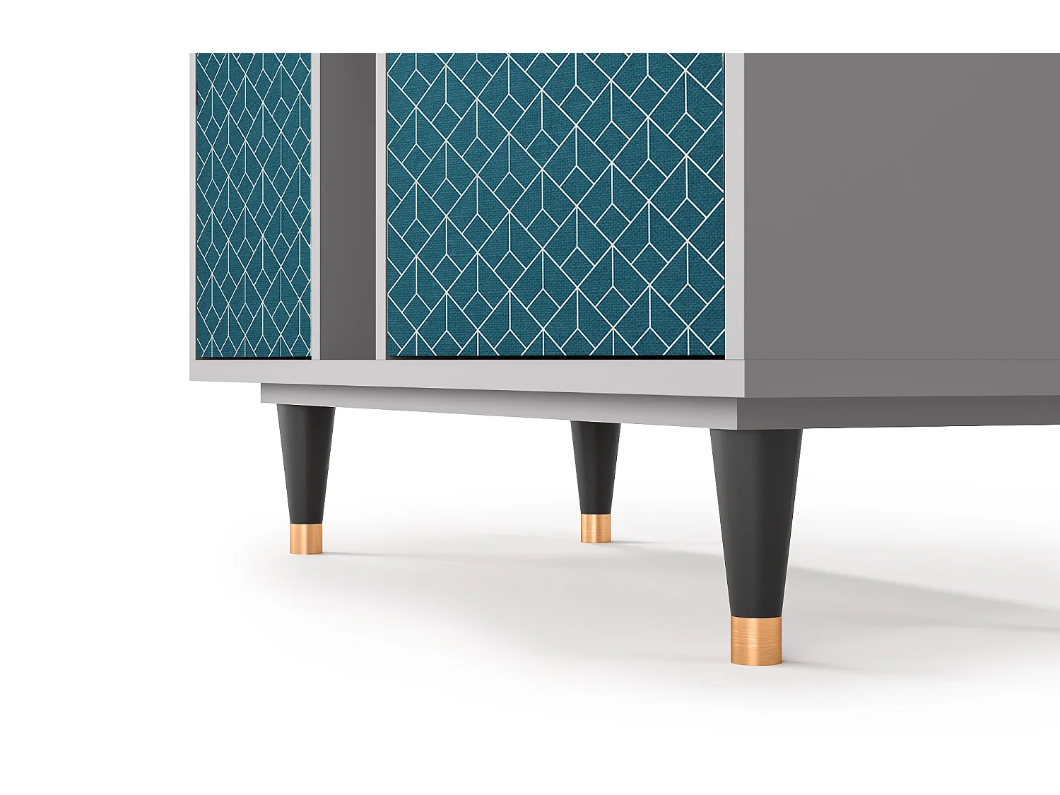 Buffet - 94х96х41 cm - BS5 - Turquoise Geometry, Gris