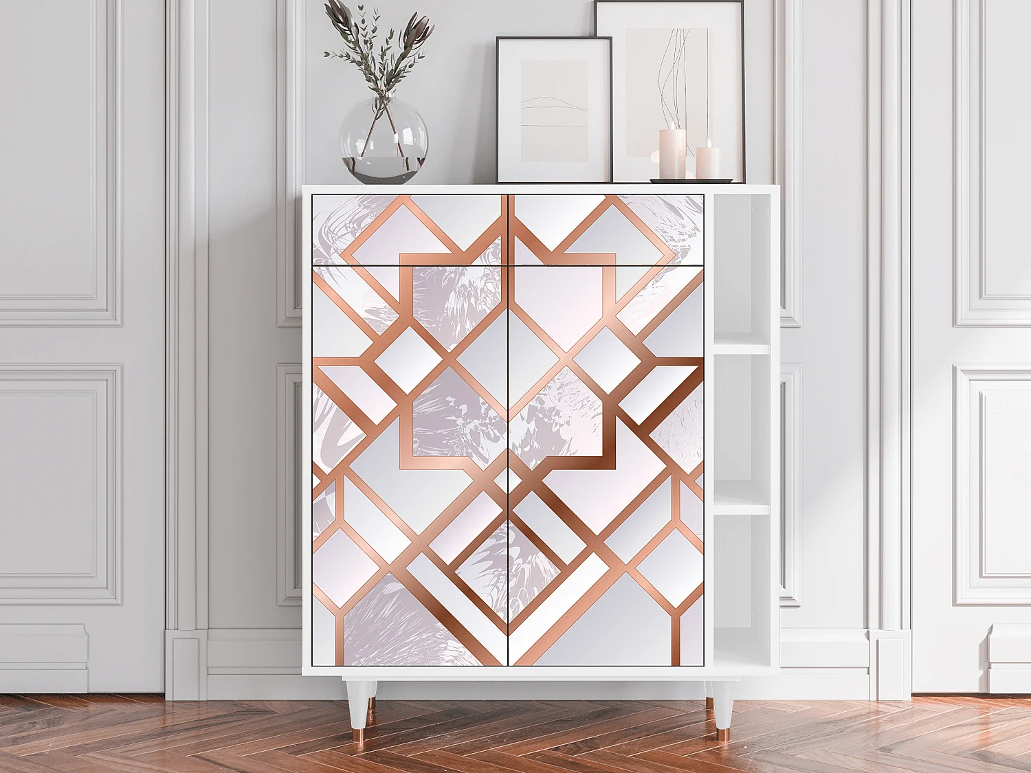 Buffet - 96х110х41 cm - BS6 - Pastel Fairytale, Blanc