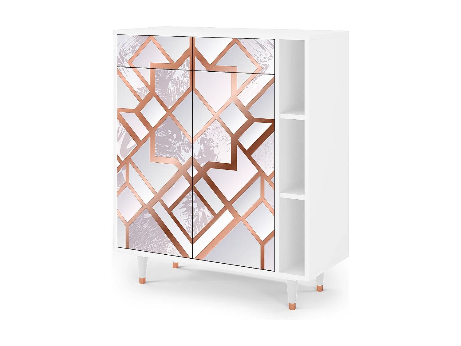 Buffet - 96х110х41 cm - BS6 - Pastel Fairytale, Blanc