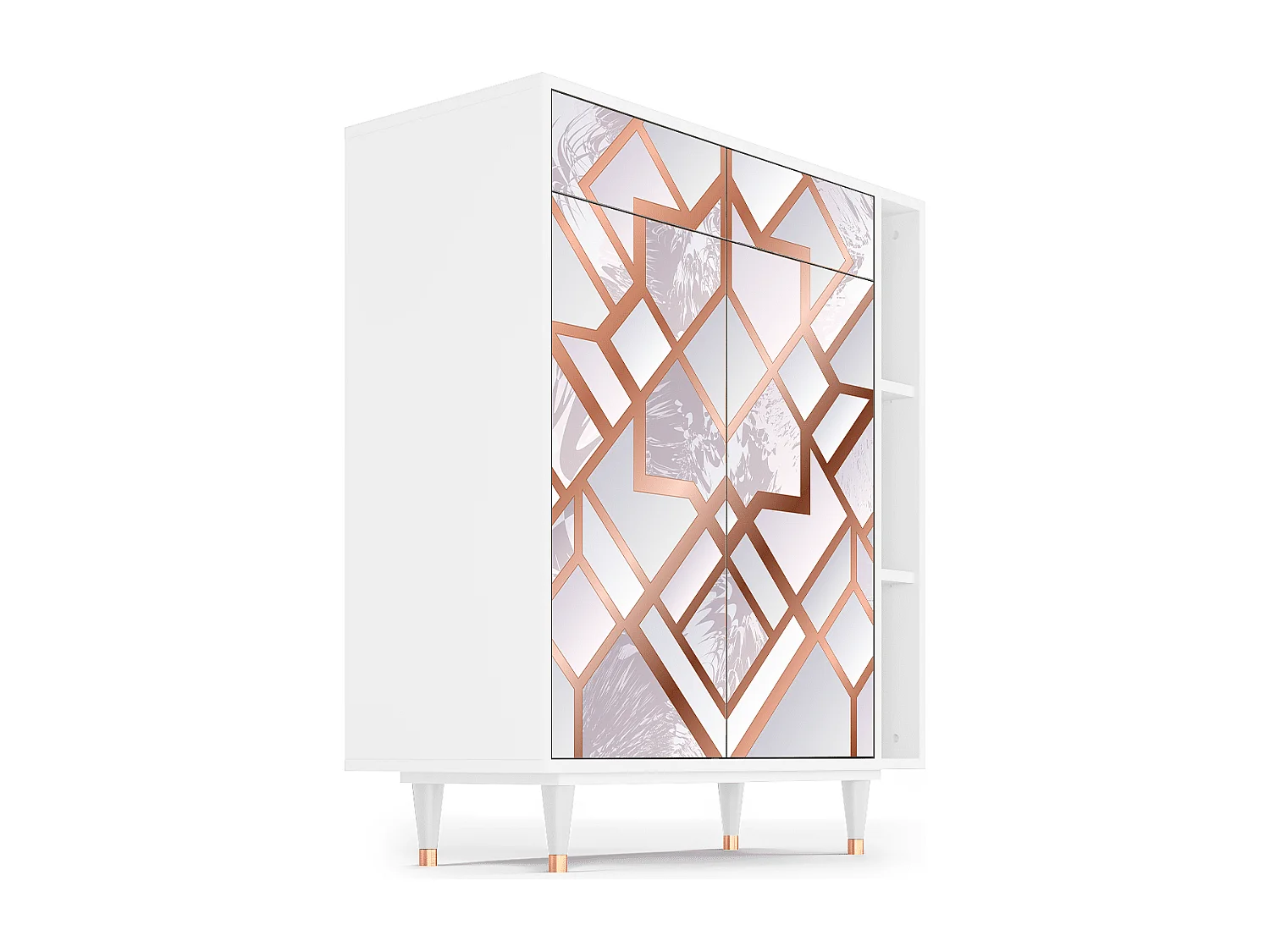 Buffet - 96х110х41 cm - BS6 - Pastel Fairytale, Blanc