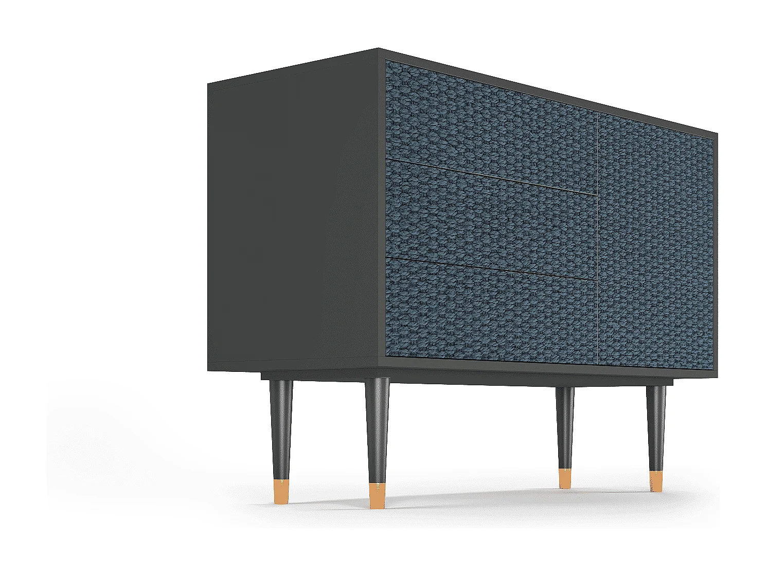 Buffet - 115х84х41 cm - S3 - Knitted Pattern, Anthracite