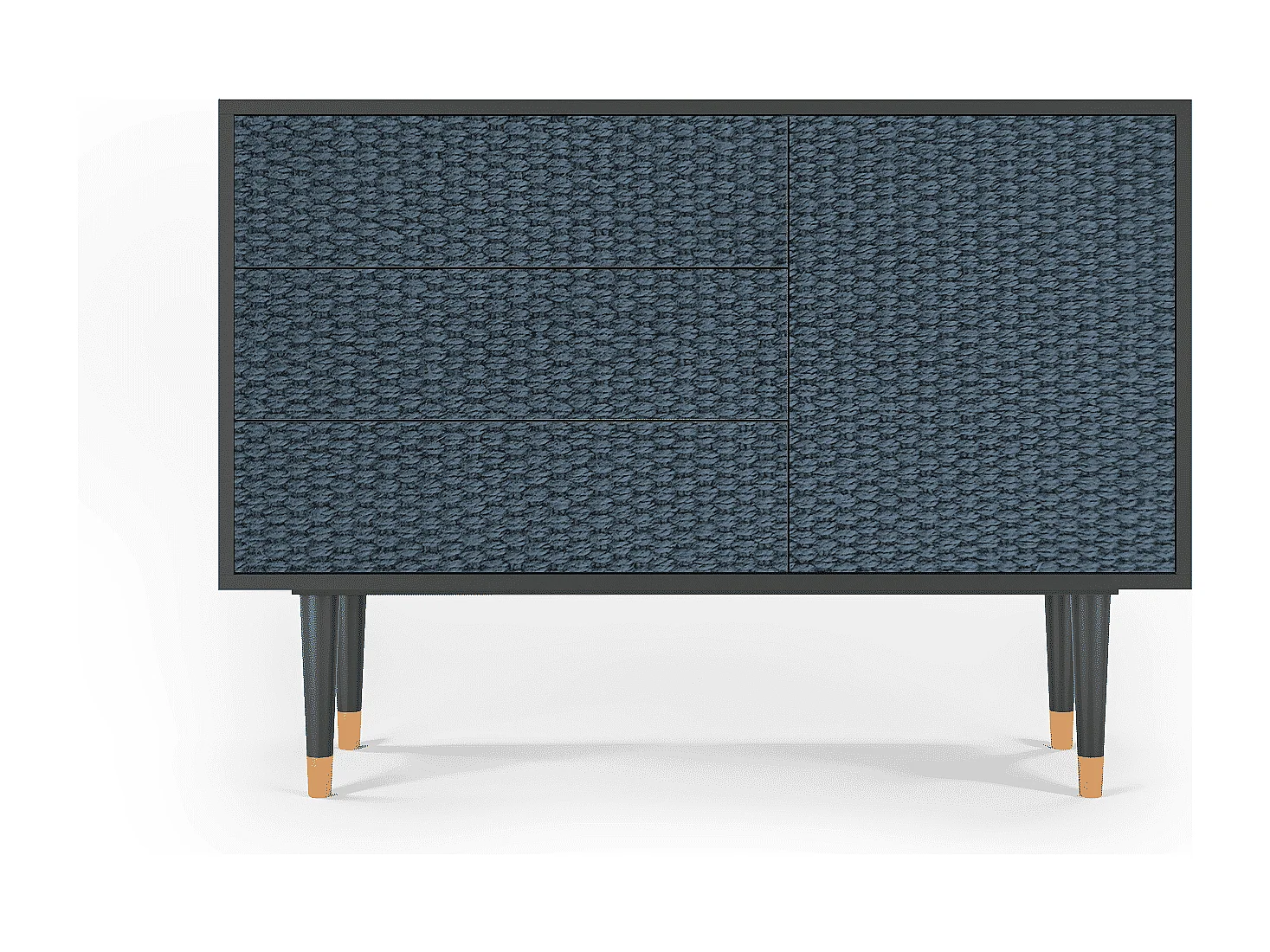 Buffet - 115х84х41 cm - S3 - Knitted Pattern, Anthracite