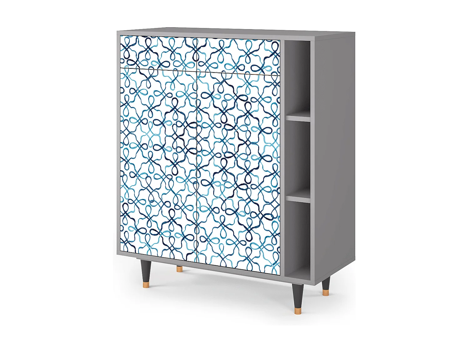 Credenza - 96х110х41 cm - BS6 - Marine Strings, Grigio