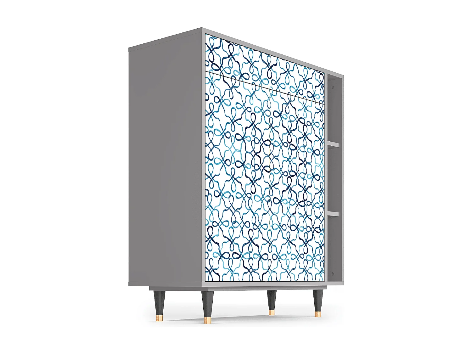 Credenza - 96х110х41 cm - BS6 - Marine Strings, Grigio