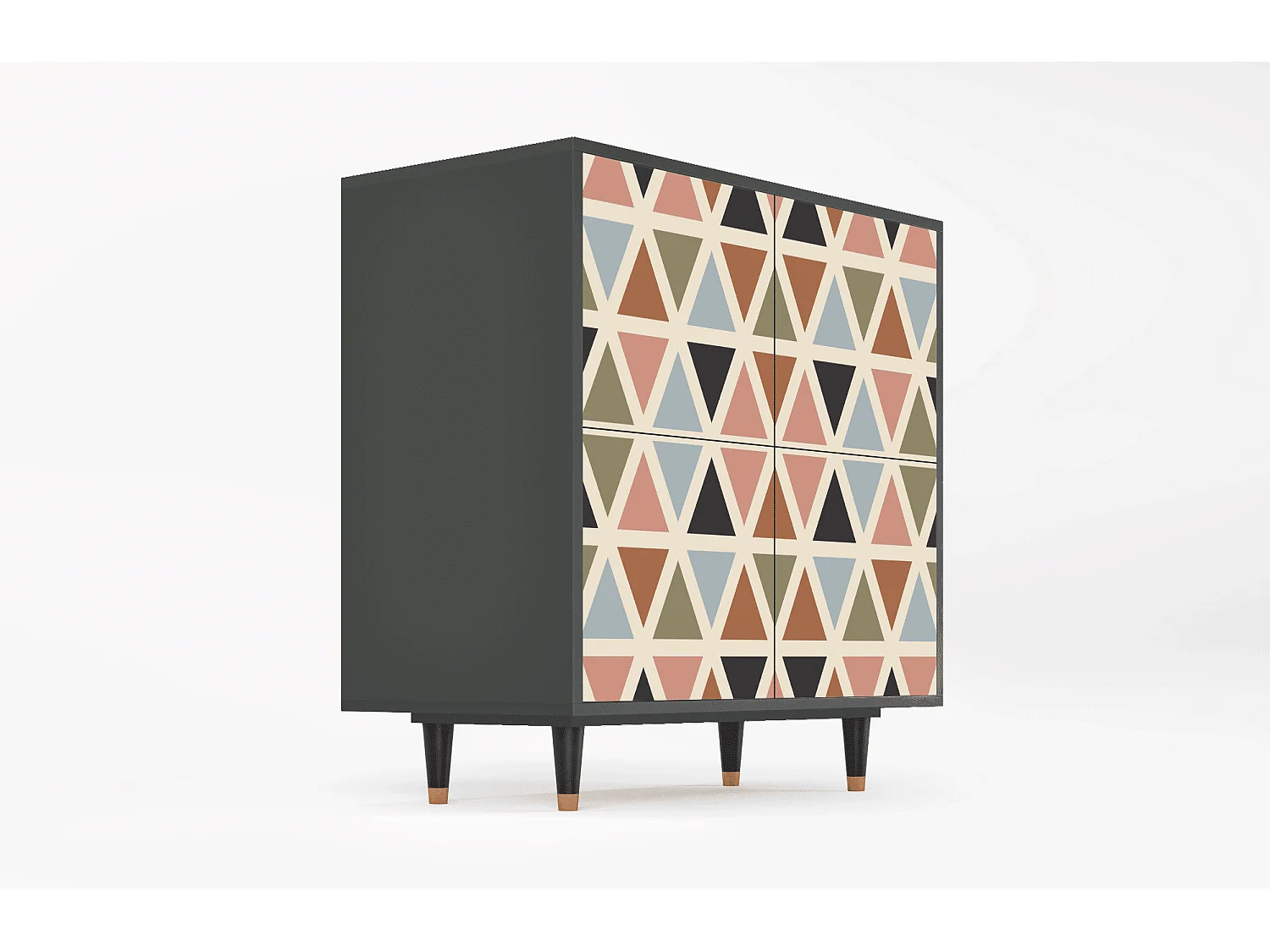Credenza - 94x96x48 cm - BS3 - Royal Triangles, Antracite