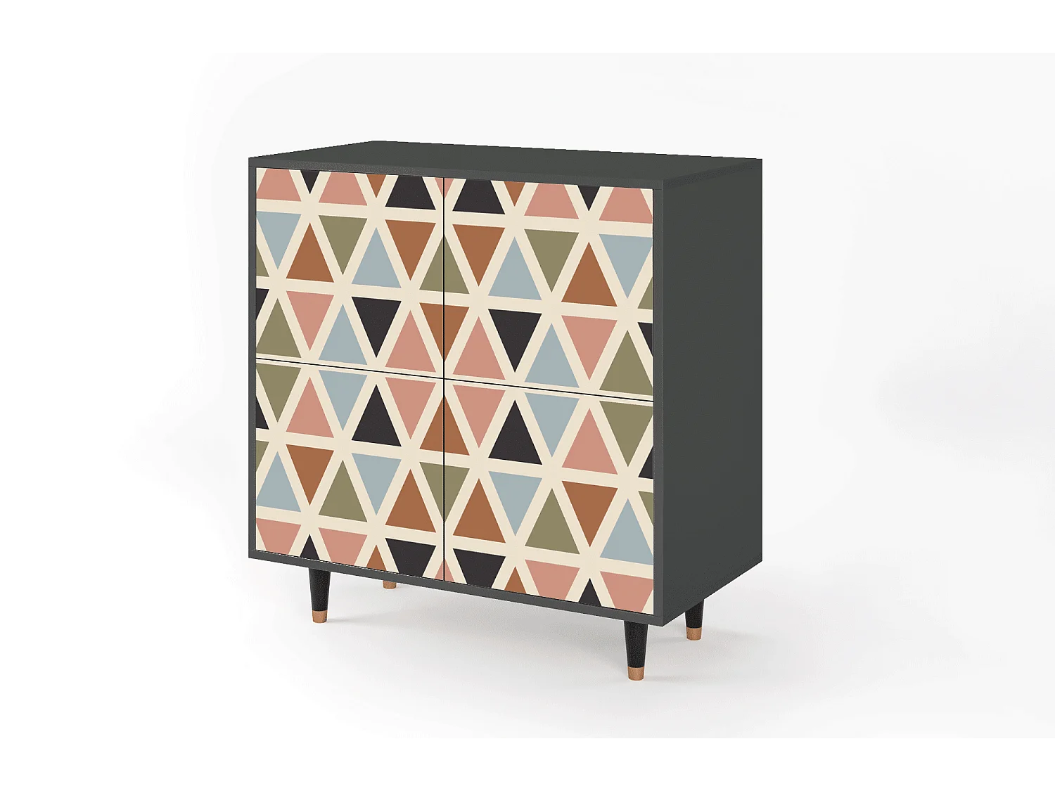 Credenza - 94x96x48 cm - BS3 - Royal Triangles, Antracite