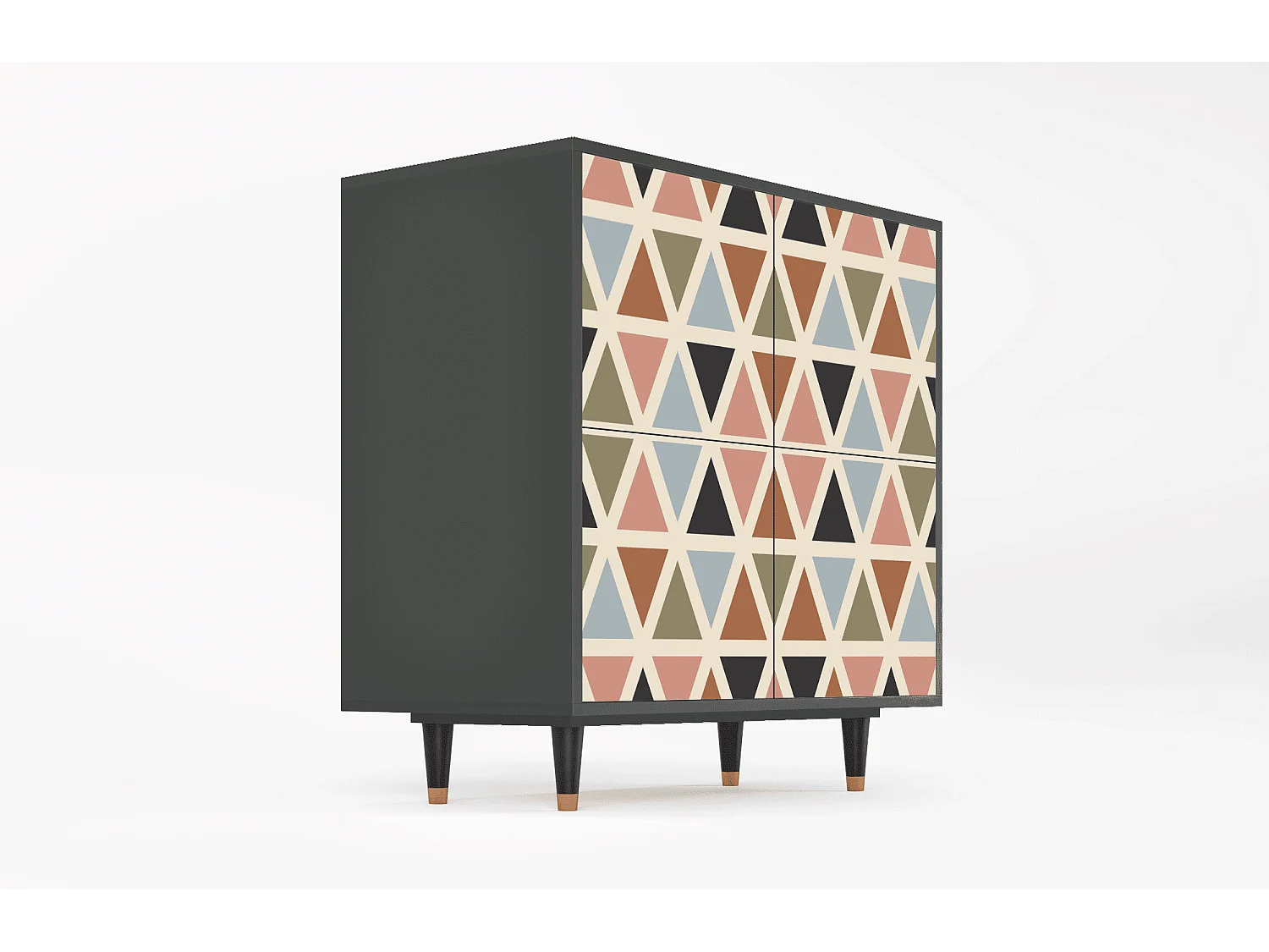 Credenza - 94x96x48 cm - BS3 - Royal Triangles, Antracite