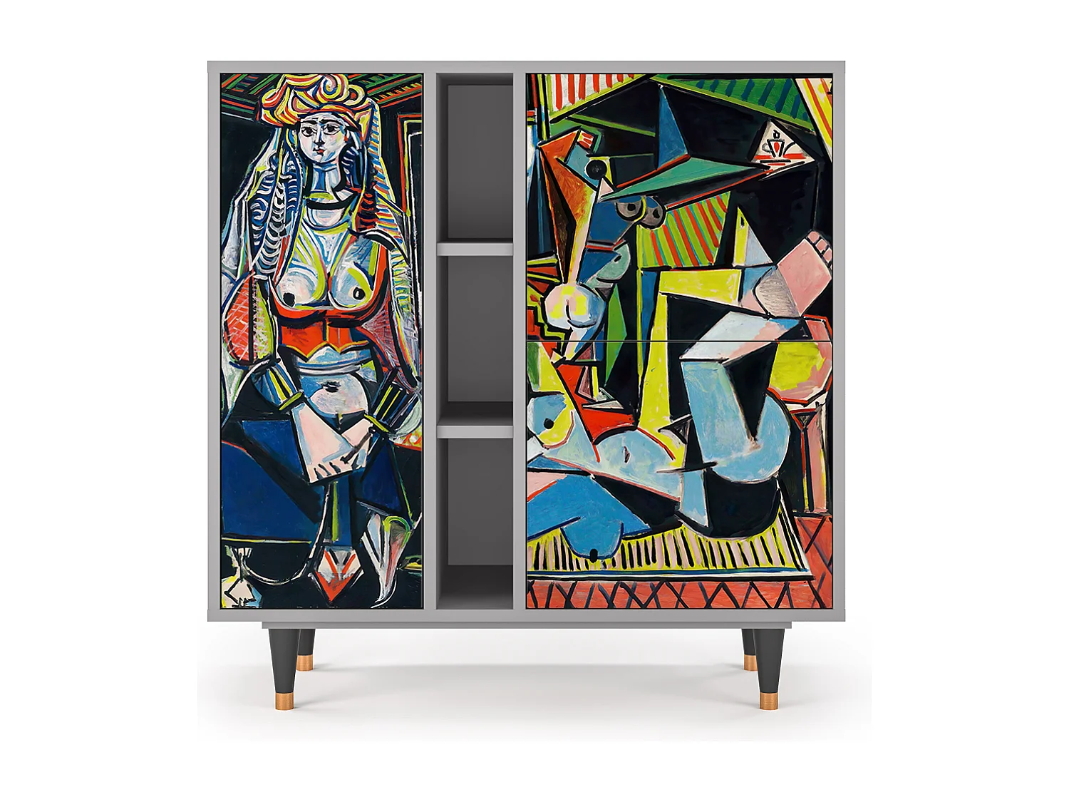 Buffet - 94х96х41 cm - BS5 - Women of Algiers, Gris