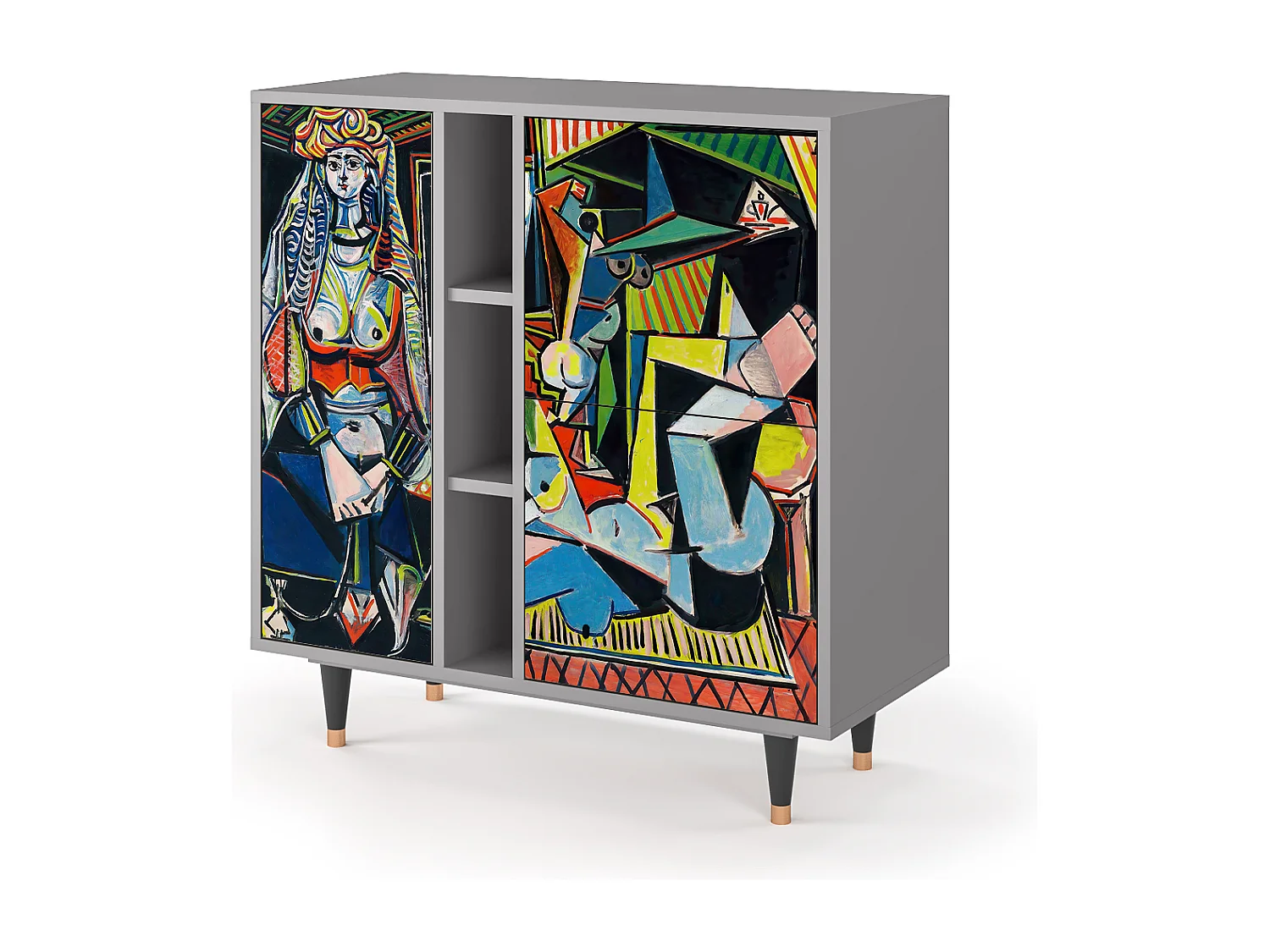 Buffet - 94х96х41 cm - BS5 - Women of Algiers, Gris