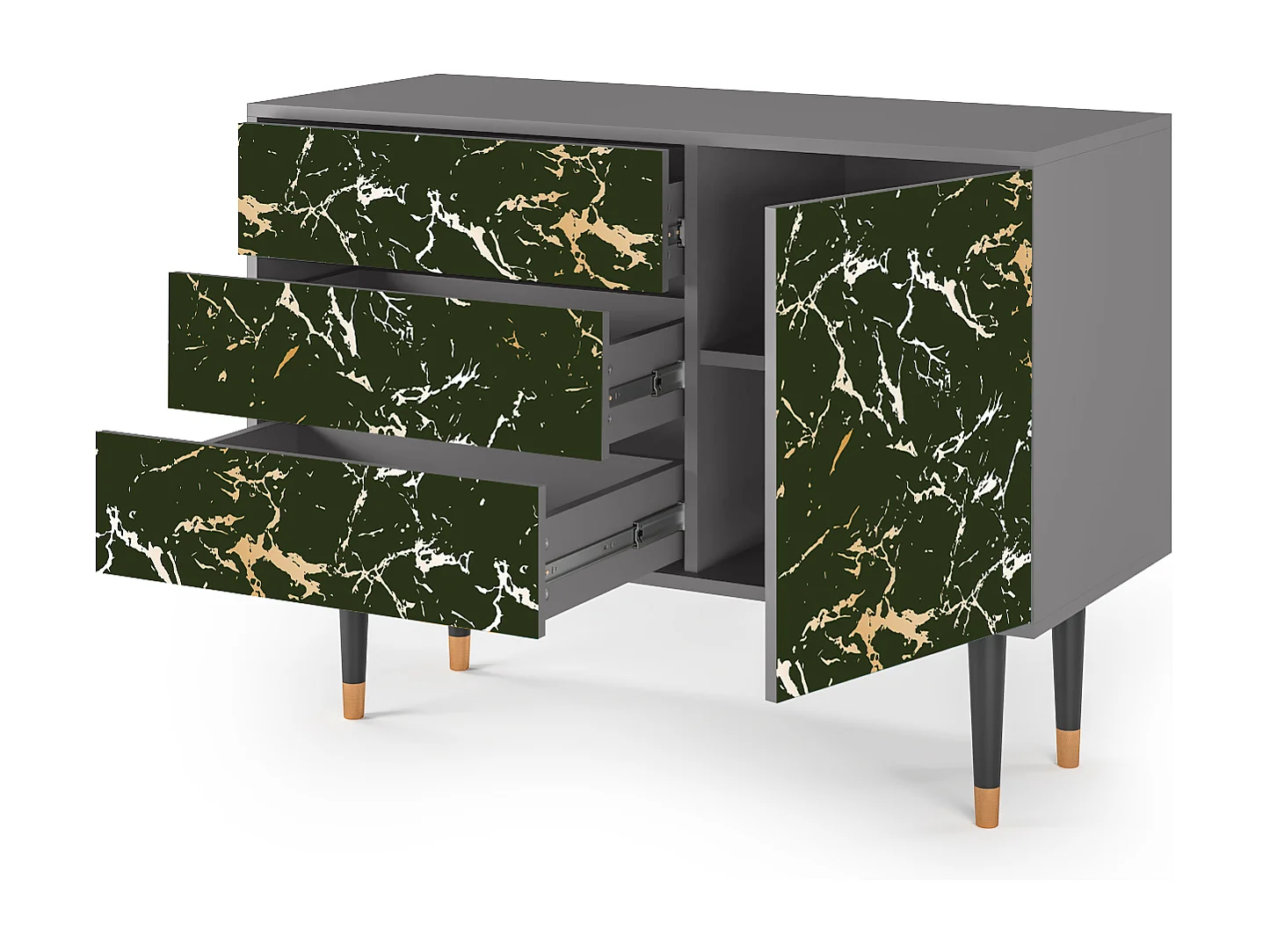 Buffet - 115х84х41 cm - S3 - Amazon Forest, Gris