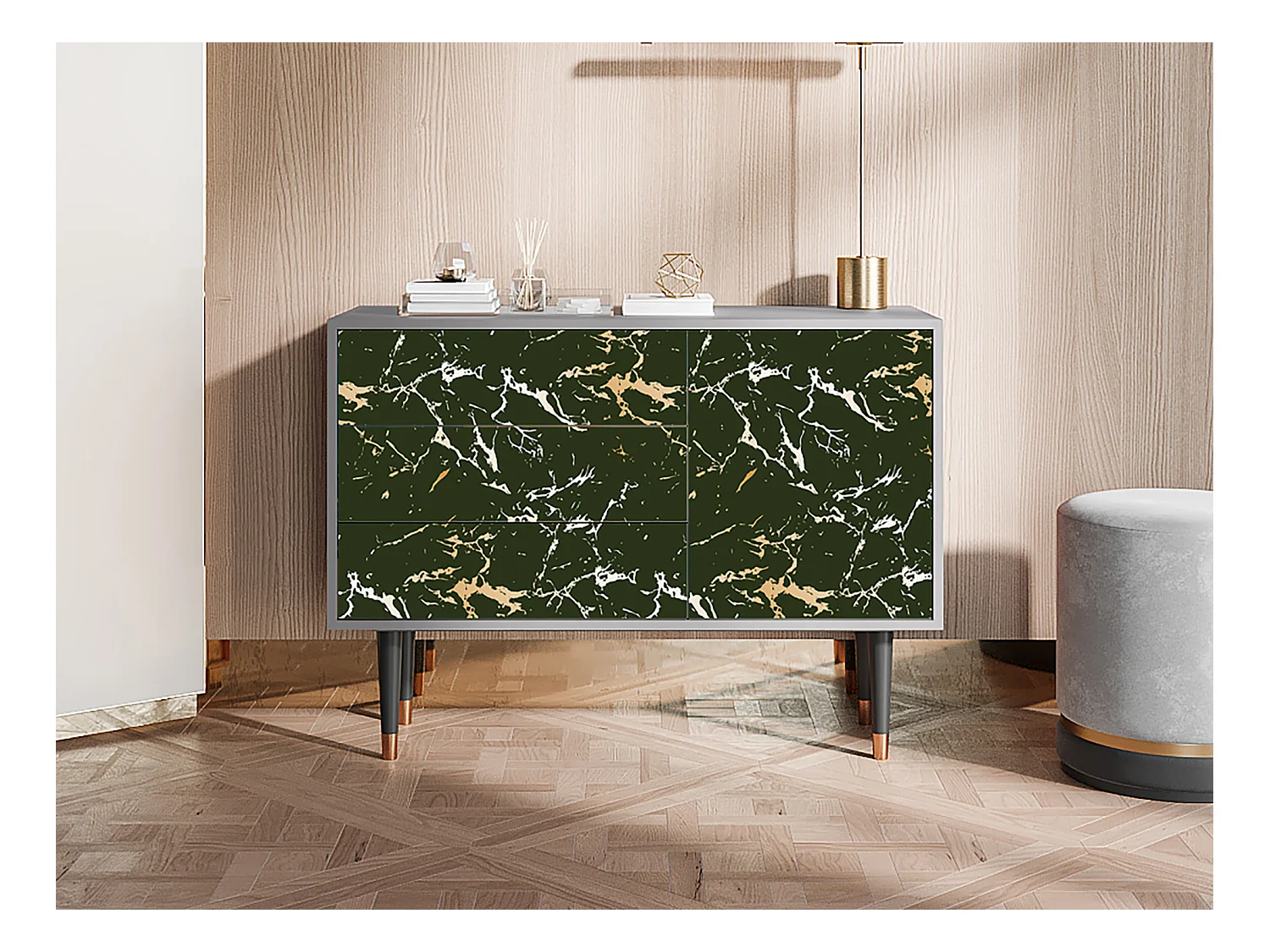 Buffet - 115х84х41 cm - S3 - Amazon Forest, Gris