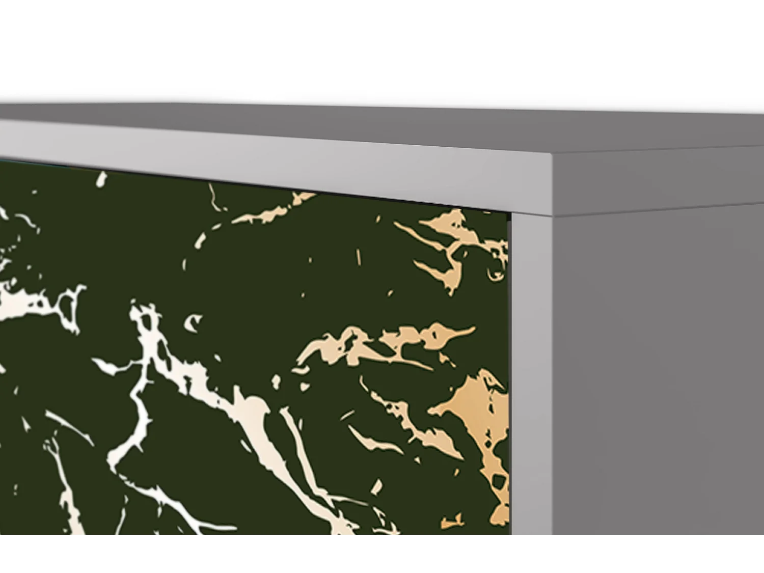 Kredens - 115х84х41 cm - S3 - Amazon Forest, Szary