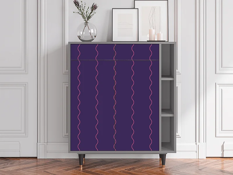 Dressoir - 96х110х41 cm - BS6 - Grape Maccaroni, Grijs