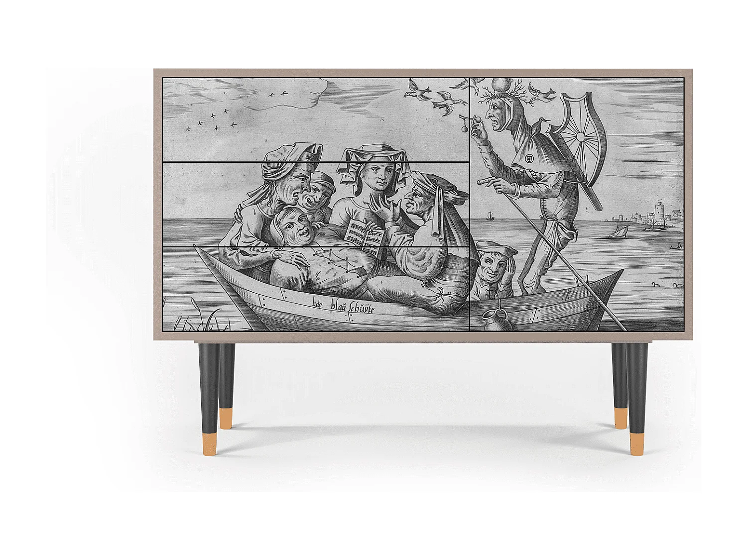 Buffet - 115х84х41 cm - S3 - Blau Schuyte, Sable