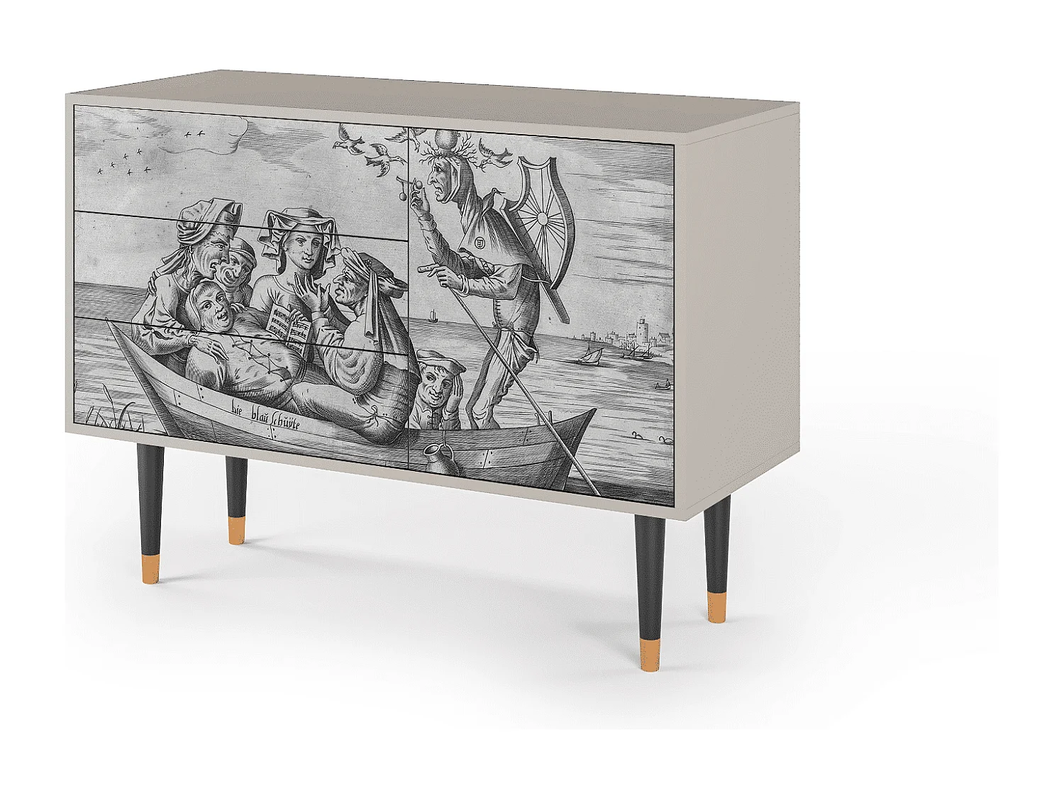 Buffet - 115х84х41 cm - S3 - Blau Schuyte, Sable