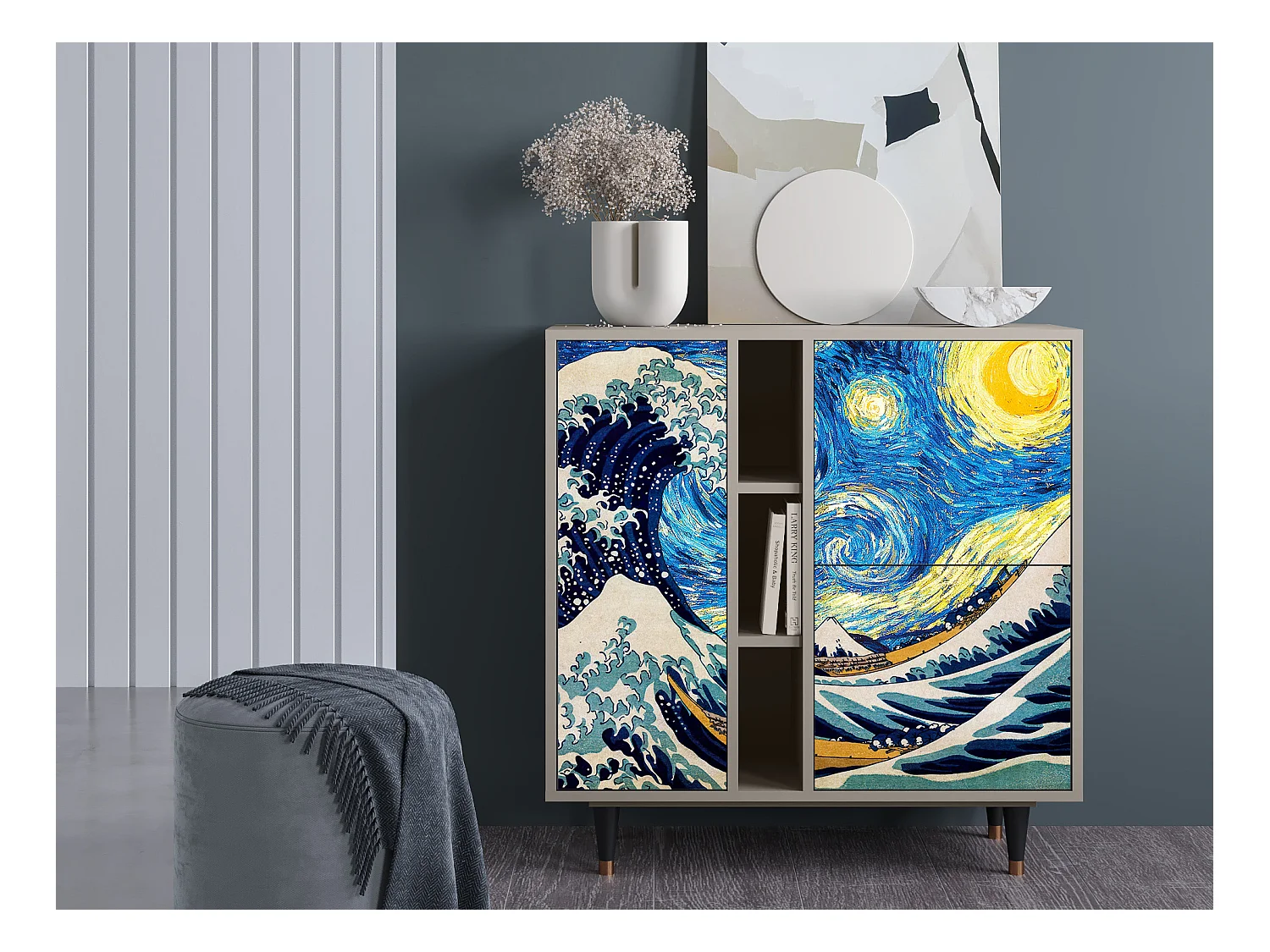 Credenza - 94х96х41 cm - BS5 - Great Wave, Sabbia