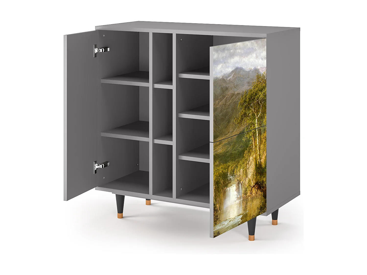 Sideboard - 94х96х41 cm - BS5 - The Heart of the Andes , Grau