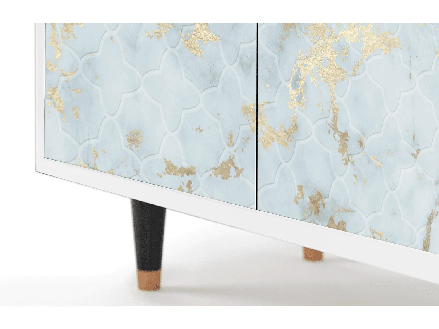Dressoir - 94x96x48 cm - BS3 - Golden Waves, Wit