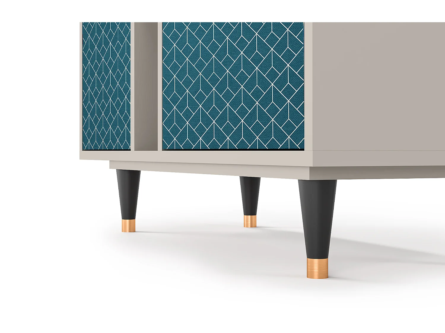 Dressoir - 94х96х41 cm - BS5 - Turquoise Geometry, Zand