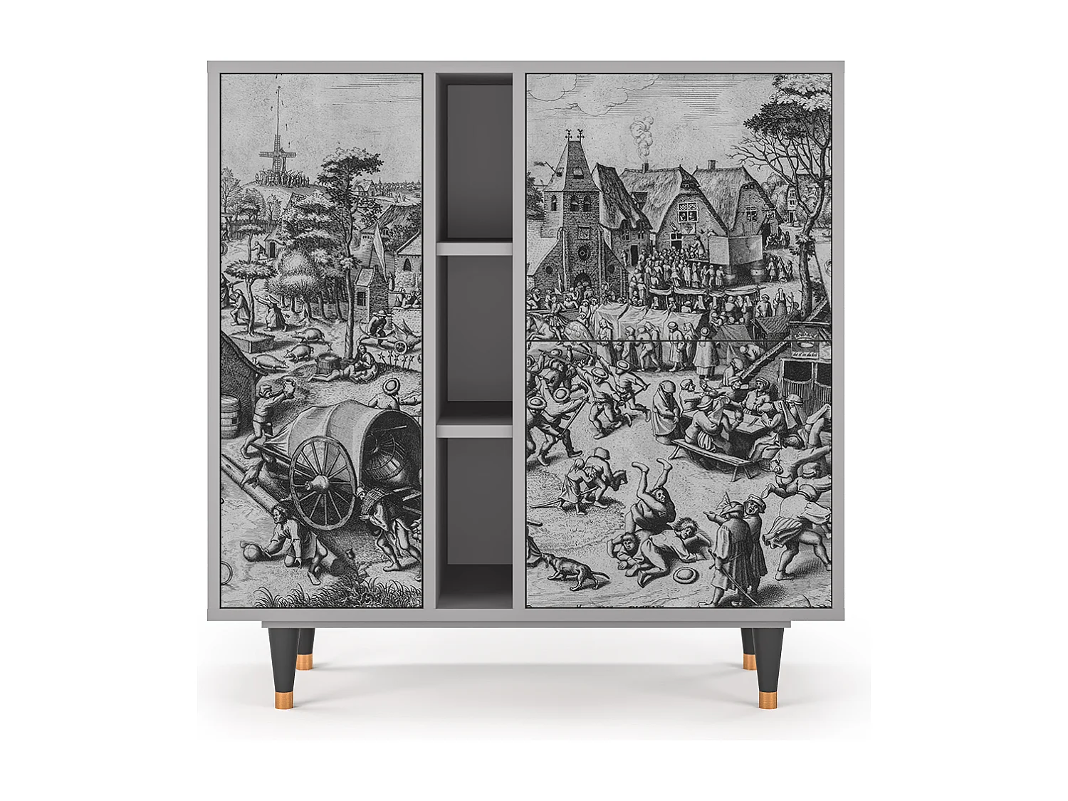 Buffet - 94х96х41 cm - BS5 - The Festival of Saint, Gris