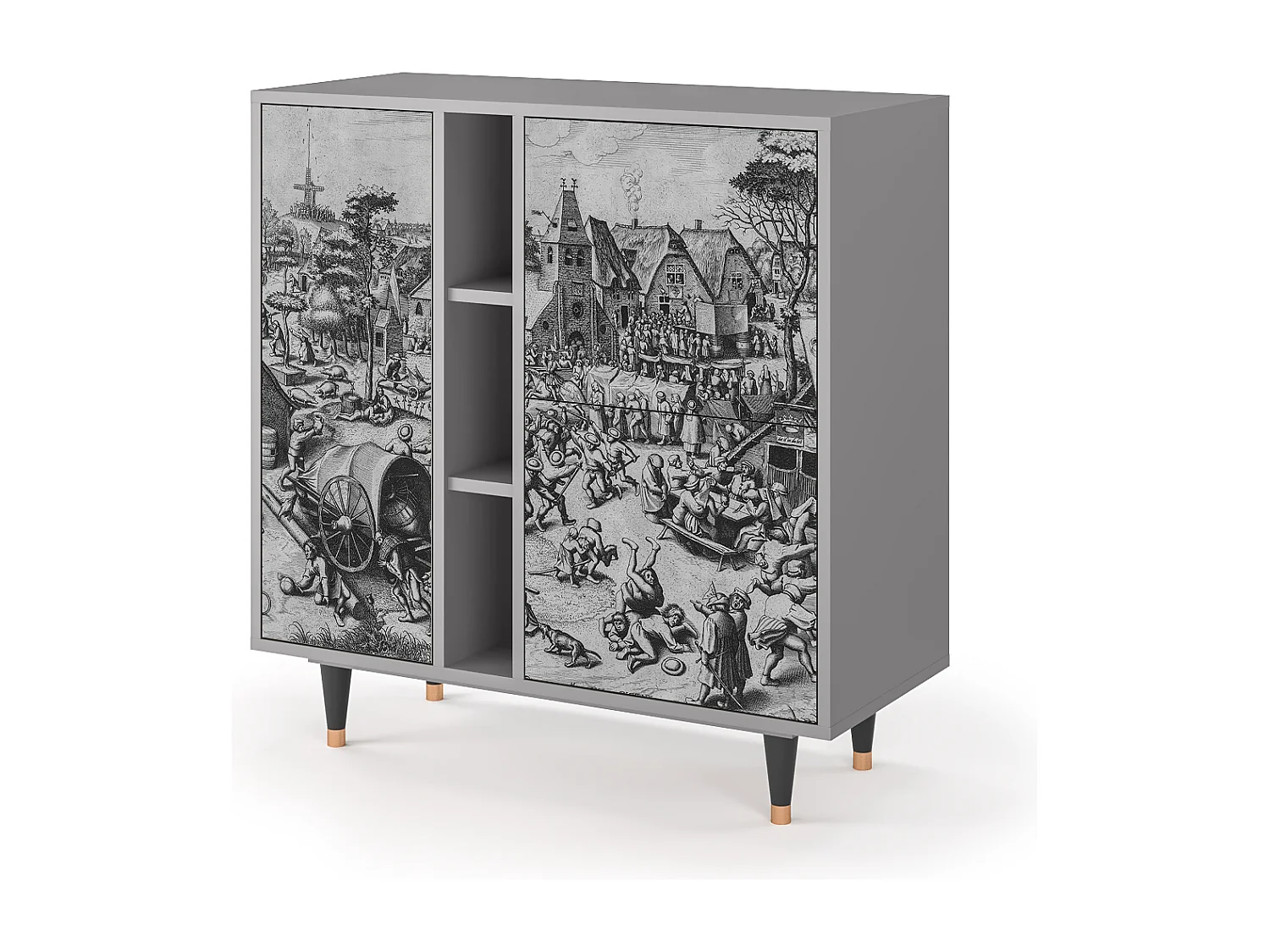 Buffet - 94х96х41 cm - BS5 - The Festival of Saint, Gris