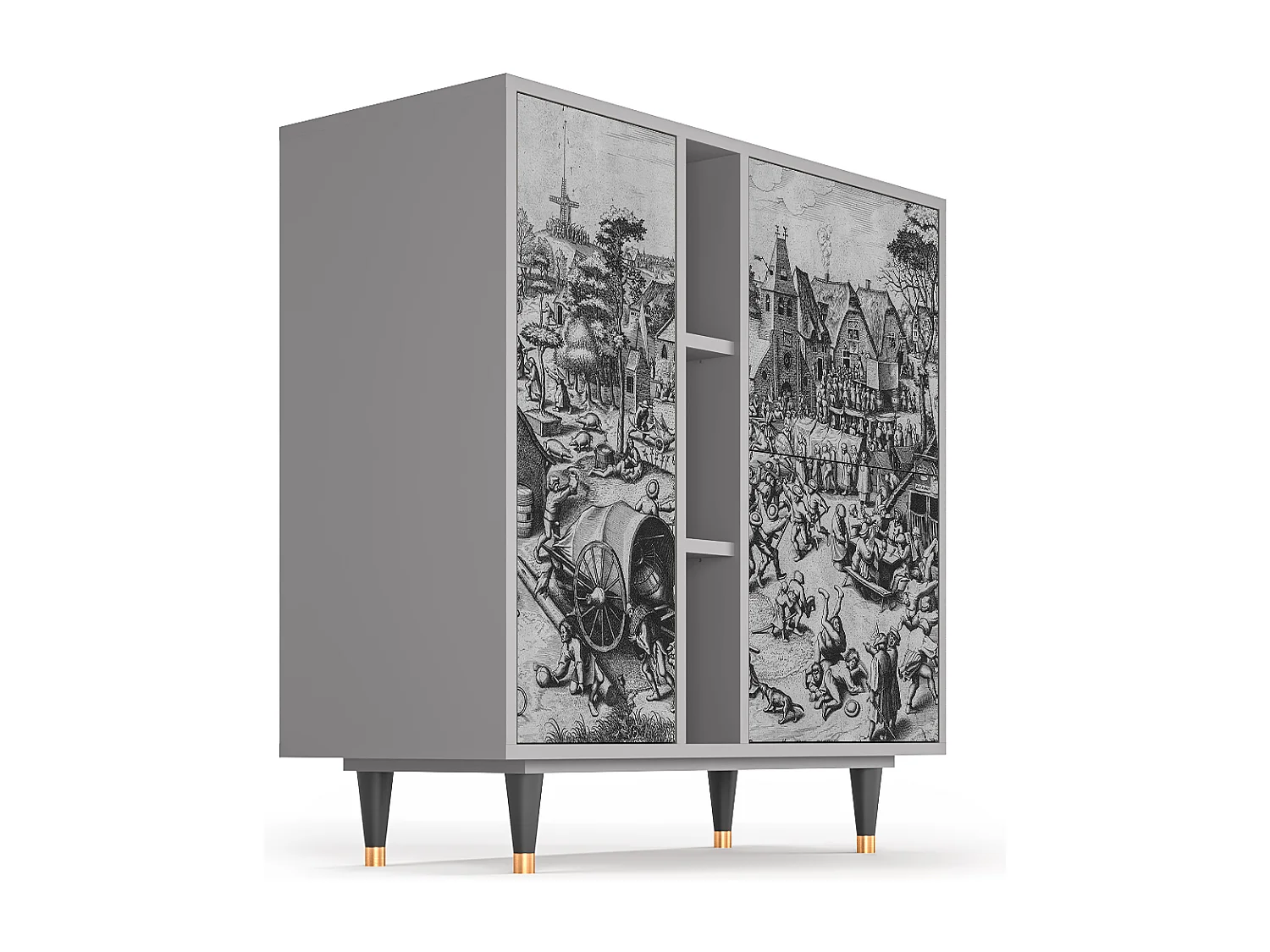 Buffet - 94х96х41 cm - BS5 - The Festival of Saint, Gris