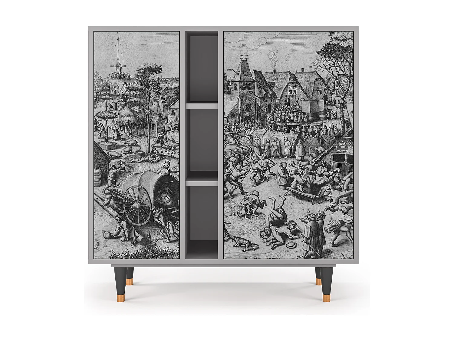 Buffet - 94х96х41 cm - BS5 - The Festival of Saint, Gris